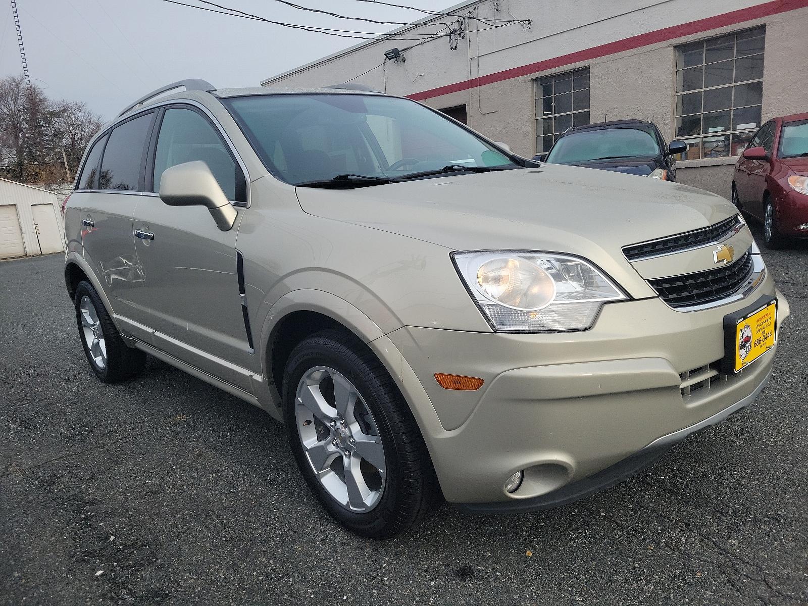 2014 Champagne Silver Metallic - GWT /Black - ADW Chevrolet Captiva Sport Fleet LT (3GNAL3EKXES) with an ENGINE, 2.4L DOHC 4-CYLINDER SIDI (SPARK IGNITION DIRECT INJECTION) engine, located at 50 Eastern Blvd., Essex, MD, 21221, (410) 686-3444, 39.304367, -76.484947 - Experience the perfect blend of performance and luxury with our 2014 Chevrolet Captiva Sport Fleet LT. This chic SUV boasts a stunning champagne silver metallic exterior complemented by a clean, sleek black interior. Propelled by a powerful 2.4L DOHC 4-cylinder SIDI (Spark Ignition Direct Injection) - Photo #2