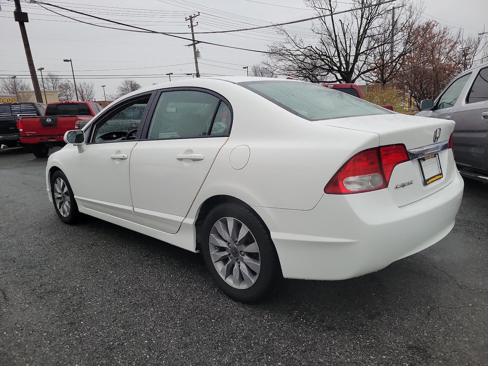 2011 Taffeta White - WH /Gray - GR Honda Civic Sdn EX (2HGFA1F85BH) with an 1.8L SOHC MPFI 16-valve i-VTEC I4 engine engine, located at 50 Eastern Blvd., Essex, MD, 21221, (410) 686-3444, 39.304367, -76.484947 - Experience style, performance, and value with this 2011 Honda Civic Sdn. Coated in a sleek white exterior, this Honda Civic articulates class and sophistication. A beacon of efficiency, it offers powerful performance while still delivering impressive fuel efficiency. Detailed with a well-maintained - Photo #5