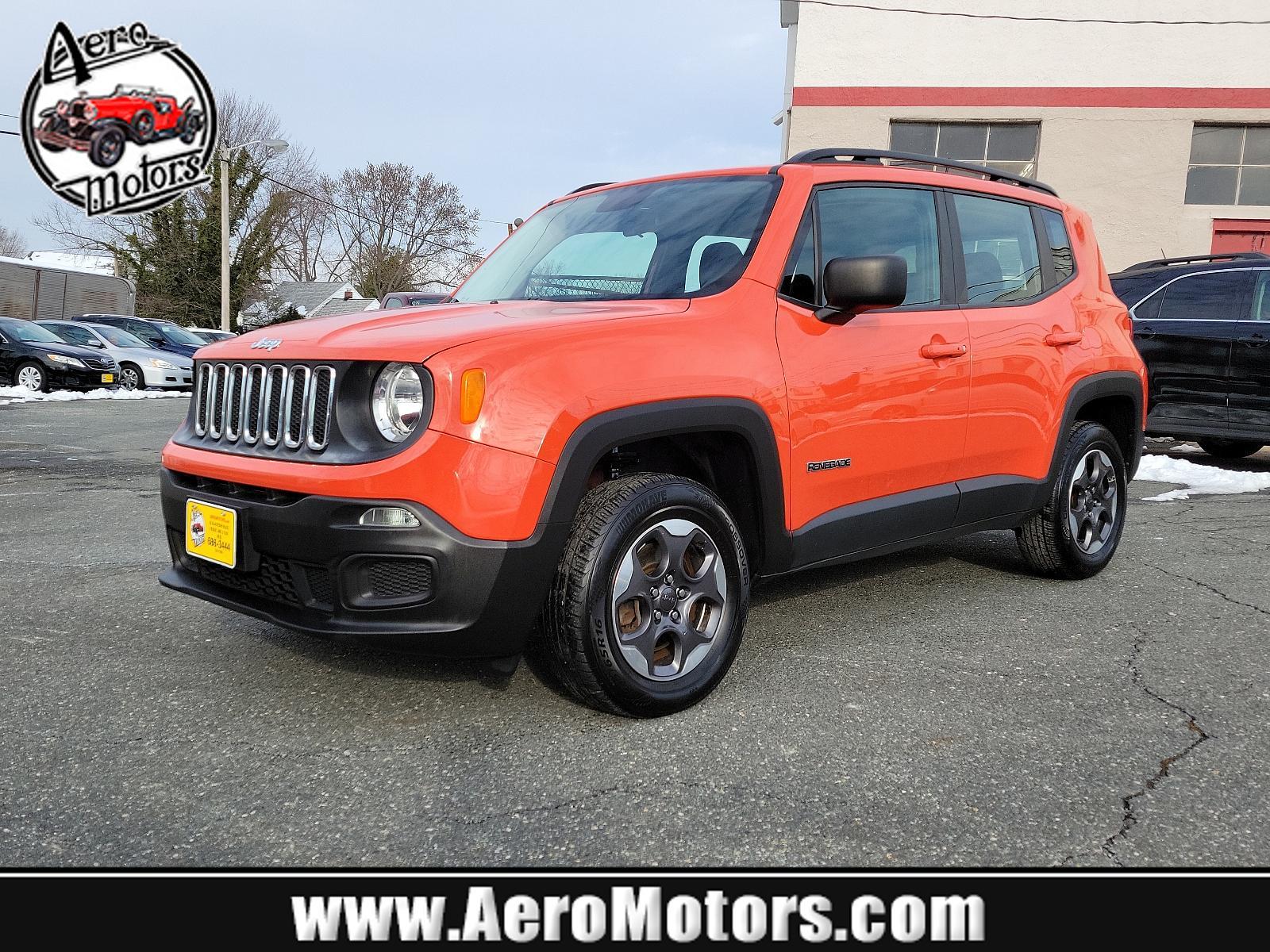 2016 Omaha Orange - PKP /Black - A7X9 Jeep Renegade Sport (ZACCJBAT1GP) with an ENGINE: 2.4L I4 MULTIAIR engine, located at 50 Eastern Blvd., Essex, MD, 21221, (410) 686-3444, 39.304367, -76.484947 - Introducing the 2016 Jeep Renegade Sport 4WD 4dr Sport, a striking silhouette presenting a pure embodiment of the adventurous spirit inherent to the Jeep Brand. Exuding strength and confidence, its Omaha Orange - PKP exterior immediately demands attention with its distinctive rugged appeal. This m - Photo #0