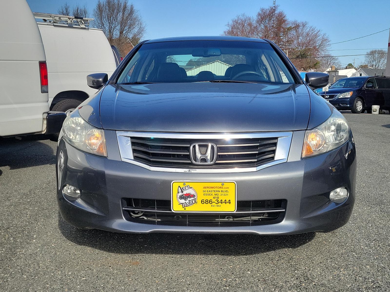 2008 Polished Metal Metallic - GR /Black - BK Honda Accord Sdn EX-L (1HGCP36898A) with an 3.5L SOHC MPFI 24-valve i-VTEC V6 engine engine, located at 50 Eastern Blvd., Essex, MD, 21221, (410) 686-3444, 39.304367, -76.484947 - Presenting the robust and dependable 2008 Honda Accord Sdn EX-L 4dr V6, presented in a timeless gray exterior. This fantastic sedan breathes power with its 3.5l SOHC MPFI 24-valve i-VTEC V6 engine, combining both performance and efficiency seamlessly. The EX-L trim adds a touch of luxury with cozy l - Photo #1