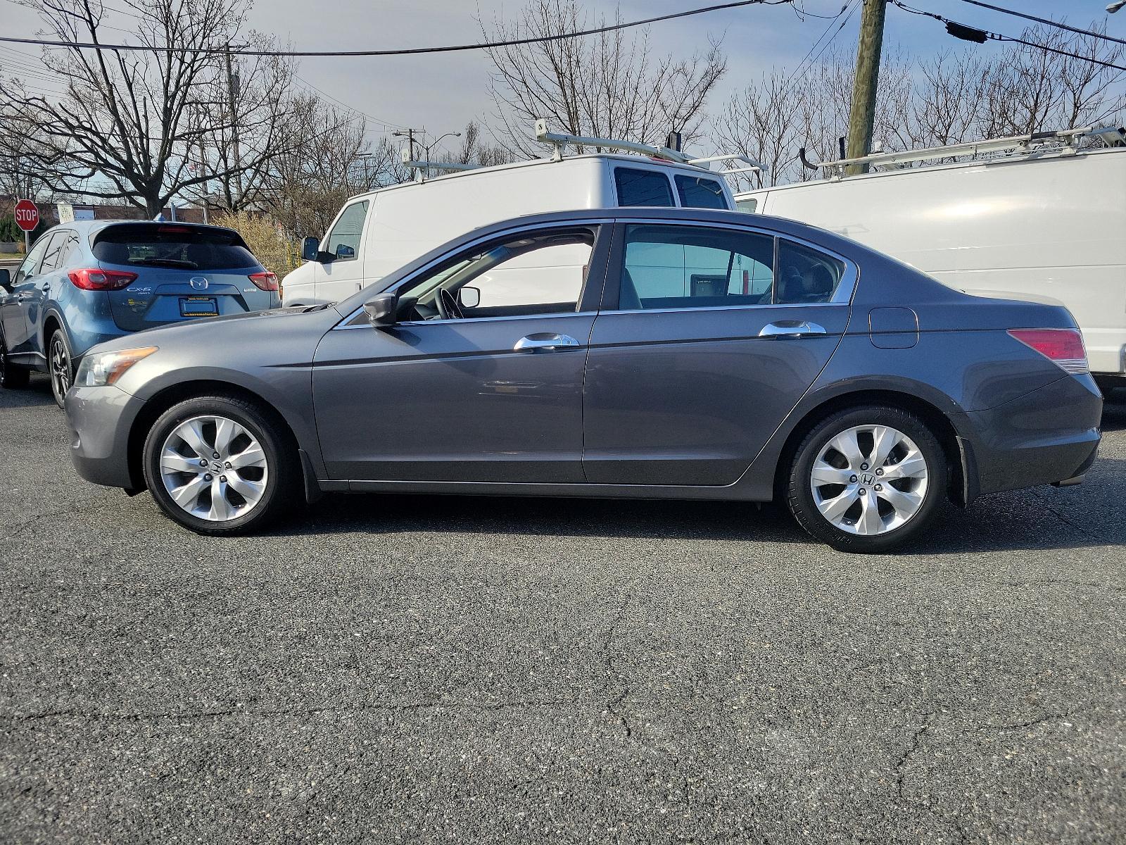 2008 Polished Metal Metallic - GR /Black - BK Honda Accord Sdn EX-L (1HGCP36898A) with an 3.5L SOHC MPFI 24-valve i-VTEC V6 engine engine, located at 50 Eastern Blvd., Essex, MD, 21221, (410) 686-3444, 39.304367, -76.484947 - Presenting the robust and dependable 2008 Honda Accord Sdn EX-L 4dr V6, presented in a timeless gray exterior. This fantastic sedan breathes power with its 3.5l SOHC MPFI 24-valve i-VTEC V6 engine, combining both performance and efficiency seamlessly. The EX-L trim adds a touch of luxury with cozy l - Photo #6