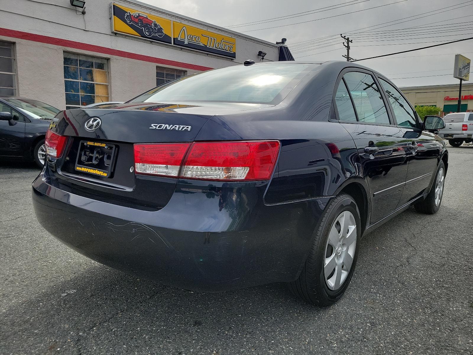 2008 Deepwater Blue - P1 /Gray - FZ Hyundai Sonata GLS (5NPET46C08H) with an 2.4L DOHC CVVT 16-valve I4 engine engine, located at 50 Eastern Blvd., Essex, MD, 21221, (410) 686-3444, 39.304367, -76.484947 - Presenting our stunning 2008 Hyundai Sonata GLS, a perfect blend of impressive style and outstanding performance. Nestled in its hood is a robust 2.4L DOHC CVVT 16-valve i4 engine, ensuring a smooth and powerful driving experience. This sedan's exterior is a striking deepwater blue, radiating a stat - Photo #3