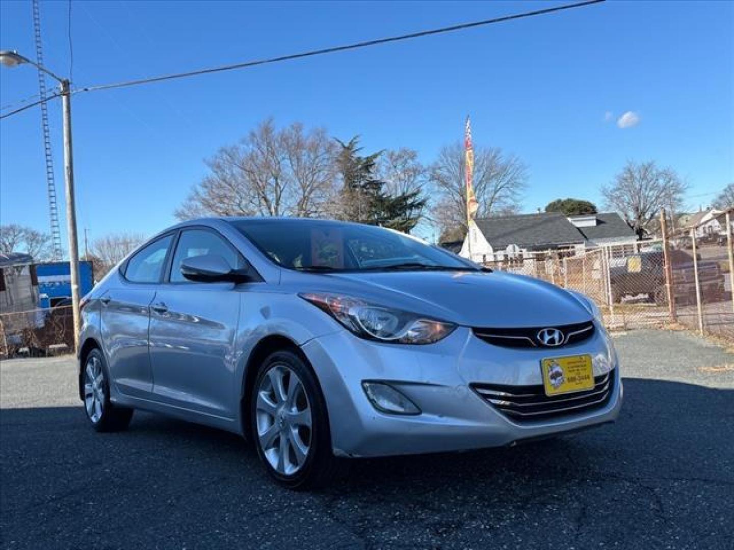 2012 Silver Hyundai ELANTRA Limited (5NPDH4AE6CH) with an 1.8L 1.8L I4 148hp 131ft. lbs. Sequential Fuel Injection engine, 6-Speed Shiftable Automatic transmission, located at 50 Eastern Blvd., Essex, MD, 21221, (410) 686-3444, 39.304367, -76.484947 - Photo#6