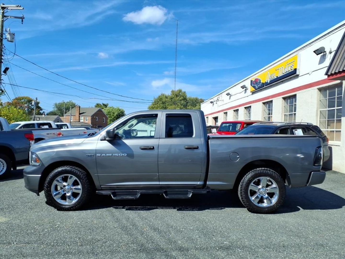2011 Mineral Gray Metallic Clear Coat RAM 1500 Sport (1D7RV1GTXBS) with an 5.7L HEMI 5.7L V8 390hp 407ft. lbs. Sequential-Port F.I. engine, 5-Speed Automatic transmission, located at 50 Eastern Blvd., Essex, MD, 21221, (410) 686-3444, 39.304367, -76.484947 - Photo#1