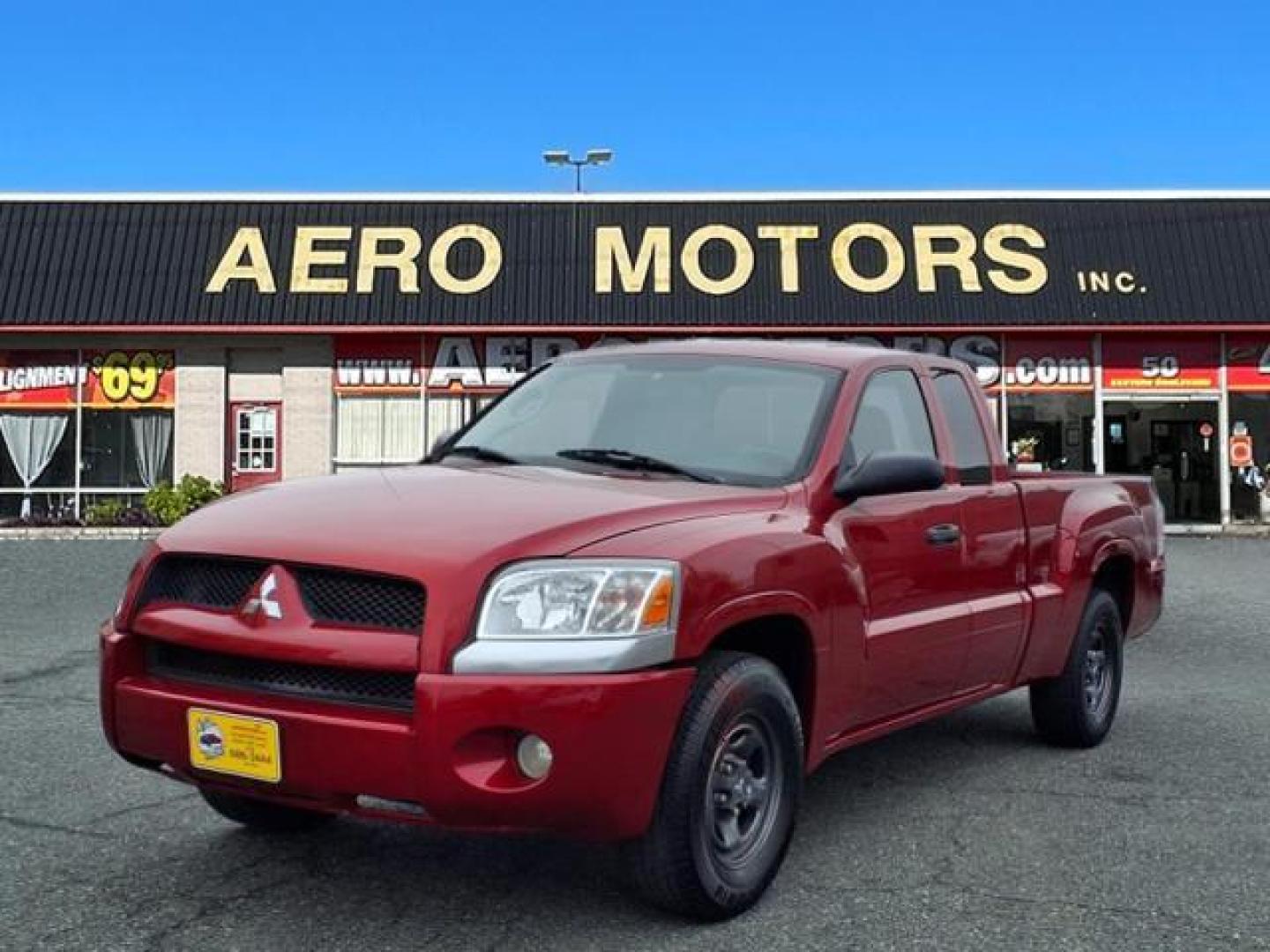2008 Lava Red Mitsubishi Raider LS (1Z7HC22K38S) with an 3.7L 3.7L V6 210hp 235ft. lbs. Fuel Injected engine, 4-Speed Automatic transmission, located at 50 Eastern Blvd., Essex, MD, 21221, (410) 686-3444, 39.304367, -76.484947 - Photo#0