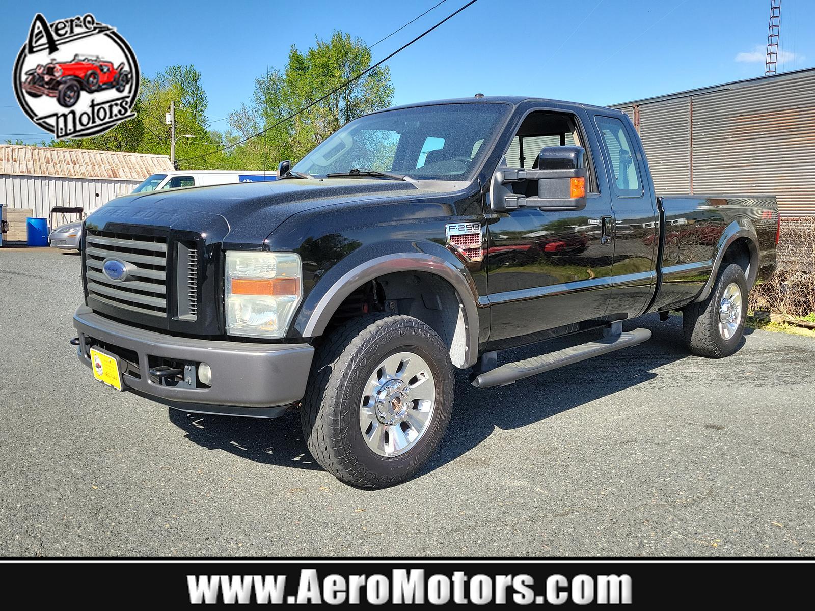 2008 Black - UD /Black - A Ford Super Duty F-250 XLT (1FTSX21R88E) with an 6.4L OHV V8 TURBO-DIESEL POWER STROKE ENGINE engine, located at 50 Eastern Blvd., Essex, MD, 21221, (410) 686-3444, 39.304367, -76.484947 - <p>As powerful and efficient as it is stylish, our 2008 Ford Super Duty F-250 XLT SuperCab 4X4 in Black is ready to get to work. Powered by a TurboCharged 6.4 Liter PowerStroke Diesel V8 that delivers 350hp on command paired with a durable Automatic transmission. This Four Wheel Drive boasts incredi - Photo #0
