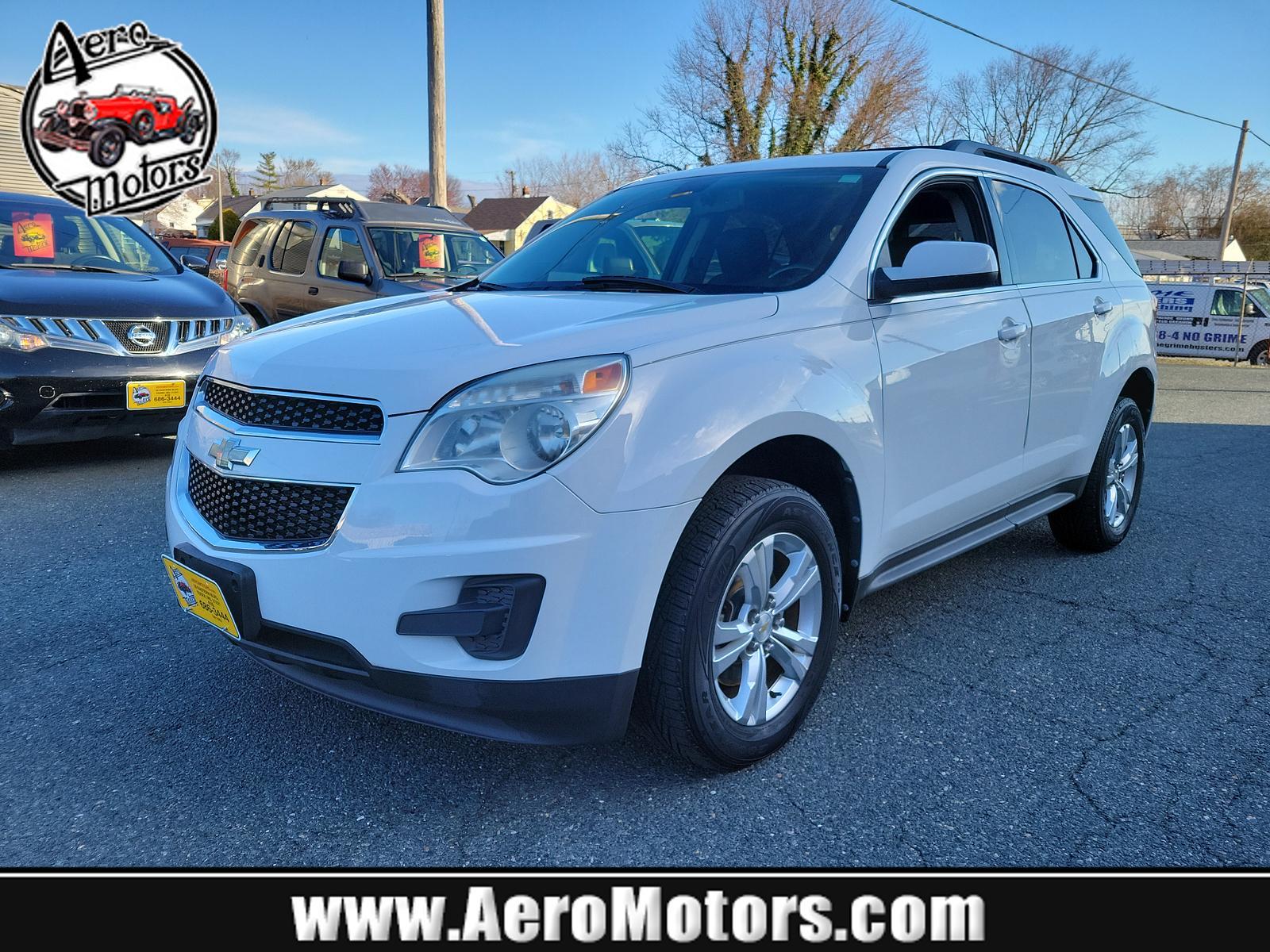 2011 Summit White - GAZ /Jet Black - AFJ Chevrolet Equinox LT w/1LT (2CNFLEEC3B6) with an ENGINE, 2.4L DOHC, 4-CYLINDER SIDI (SPARK IGNITION DIRECT INJECTION) engine, located at 50 Eastern Blvd., Essex, MD, 21221, (410) 686-3444, 39.304367, -76.484947 - <p>A practically perfect blend of utility, efficiency, and space, our 2011 Chevrolet Equinox 1LT AWD in Summit White takes you down the road with style and finesse! Powered by a 2.4 Liter 4 Cylinder that offers 182hp while paired with a smooth-shifting 6 Speed Automatic transmission. With this All W - Photo #0