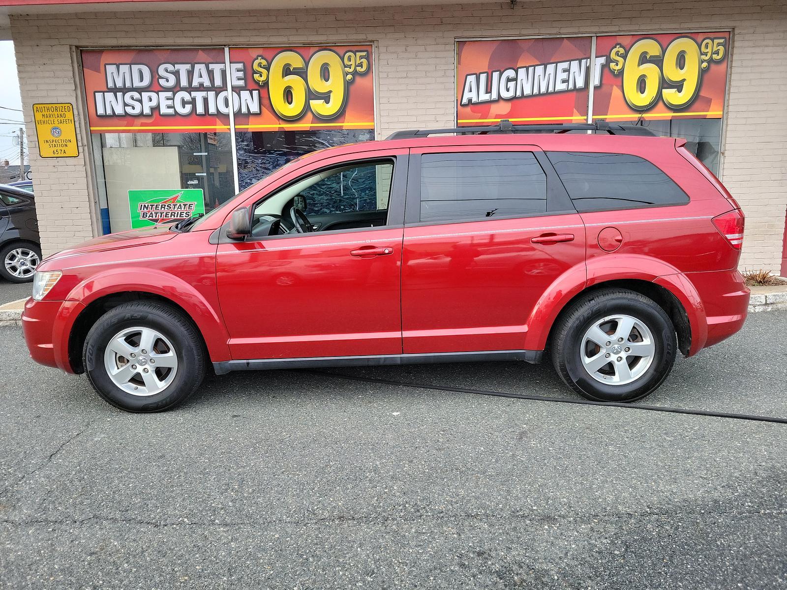2010 Inferno Red Crystal Pearl /Dark Slate Gray Dodge Journey SE (3D4PG4FB1AT) with an 2.4L DOHC DUAL VVT 16-VALVE I4 ENGINE engine, located at 50 Eastern Blvd., Essex, MD, 21221, (410) 686-3444, 39.304367, -76.484947 - <p>Climb inside this versatile 2010 Dodge Journey SE in Inferno Red Crystal Pearl that is the ideal balance of a minivan, station wagon, and family sedan. Powered by a 2.4 Liter 4 Cylinder generating 173hp connected to a 4 Speed Automatic transmission. You will enjoy plenty of power to merge and pas - Photo #6