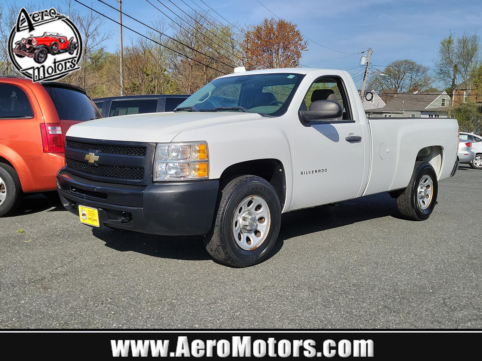 2011 Summit White - 50U /Dark Titanium - 88B Chevrolet Silverado 1500 Work Truck (1GCNKPEA9BZ) with an ENGINE, VORTEC 4.8L VARIABLE VALVE TIMING V8 SFI FLEXFUEL engine, located at 50 Eastern Blvd., Essex, MD, 21221, (410) 686-3444, 39.304367, -76.484947 - <p>Admire our great looking 2011 Chevrolet Silverado 1500 W/T Regular Cab 4X4 presented in Summit White. Powered by a 5.3 Liter V8 delivering 315hp while paired to a durable Automatic transmission for easy towing. This Four Wheel Drive will meet all your hauling and towing needs and looks good while - Photo #0
