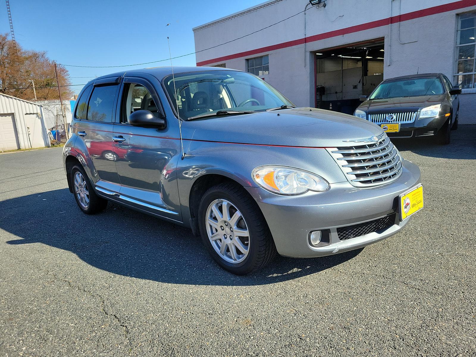 2010 Silver Steel Metallic - PA4 /Pastel slate gray - A8DA Chrysler PT Cruiser Classic (3A4GY5F95AT) with an 2.4L DOHC SMPI 16-VALVE I4 ENGINE engine, located at 50 Eastern Blvd., Essex, MD, 21221, (410) 686-3444, 39.304367, -76.484947 - <p>The best in retro styling, introducing our Chrysler 2010 PT Cruiser Classic Wagon with the Convenience Group showcased in Silver Steel Metallic. Powered by a 2.4 Liter 4 Cylinder generating 150hp paired to a smooth shifting 4 Speed Automatic transmission. This Front Wheel Drive wagon earns nearly - Photo #2