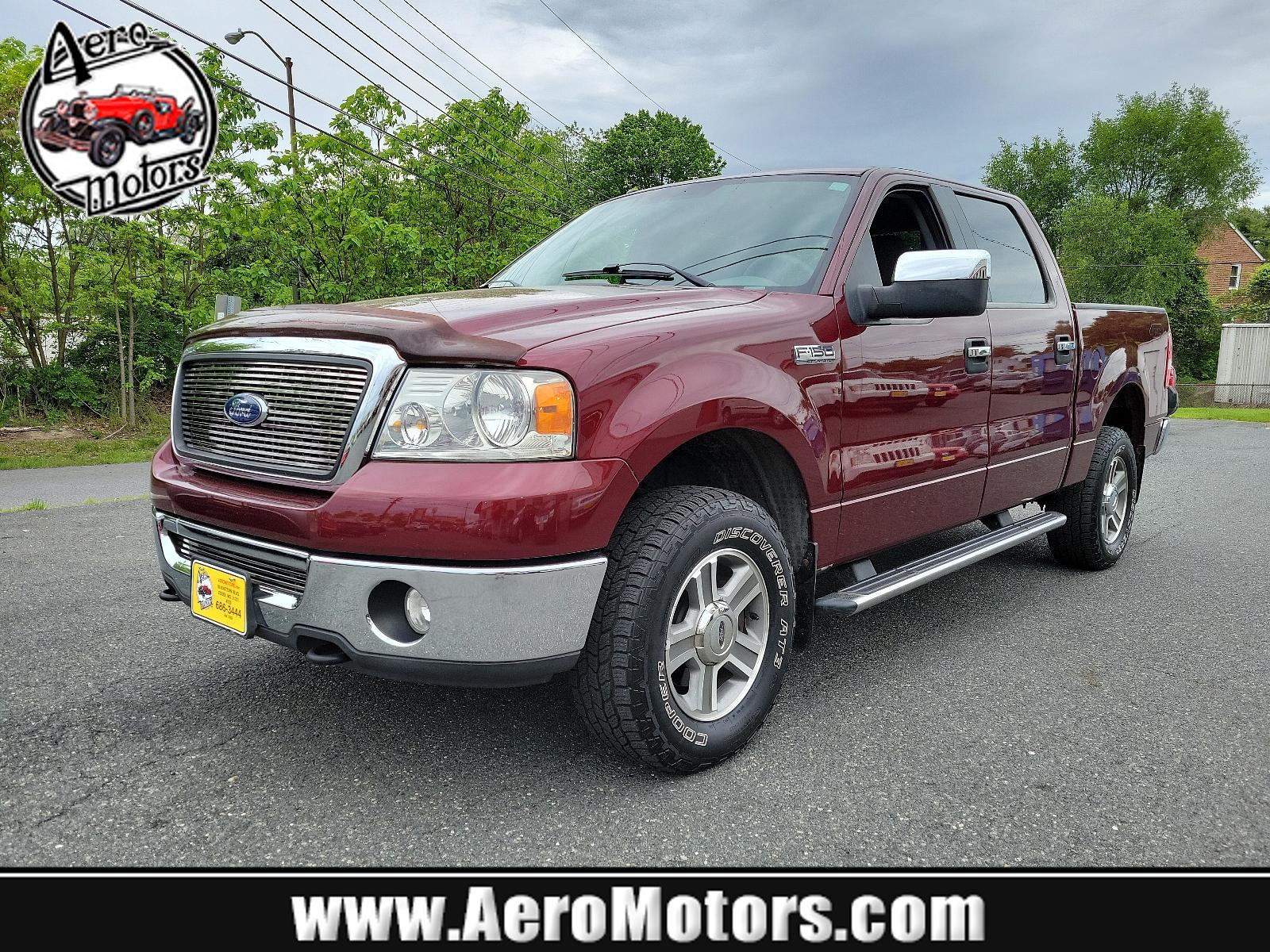2006 Dark Toreador Red Metallic - JL /Flint - E Ford F-150 XLT (1FTPW14556F) with an 5.4L 3V EFI V8 ENGINE engine, located at 50 Eastern Blvd., Essex, MD, 21221, (410) 686-3444, 39.304367, -76.484947 - <p>This 2006 Ford F-150 XLT 4X4 SuperCrew is a thoroughly modern truck in Dark Toreador Metallic! Powered by a 5.4 Liter V8 generating 300hp while connected to the durable 4 Speed Automatic transmission with Overdrive to make the most of every drive. This Four Wheel Drive F-150 will take on your tou - Photo #0