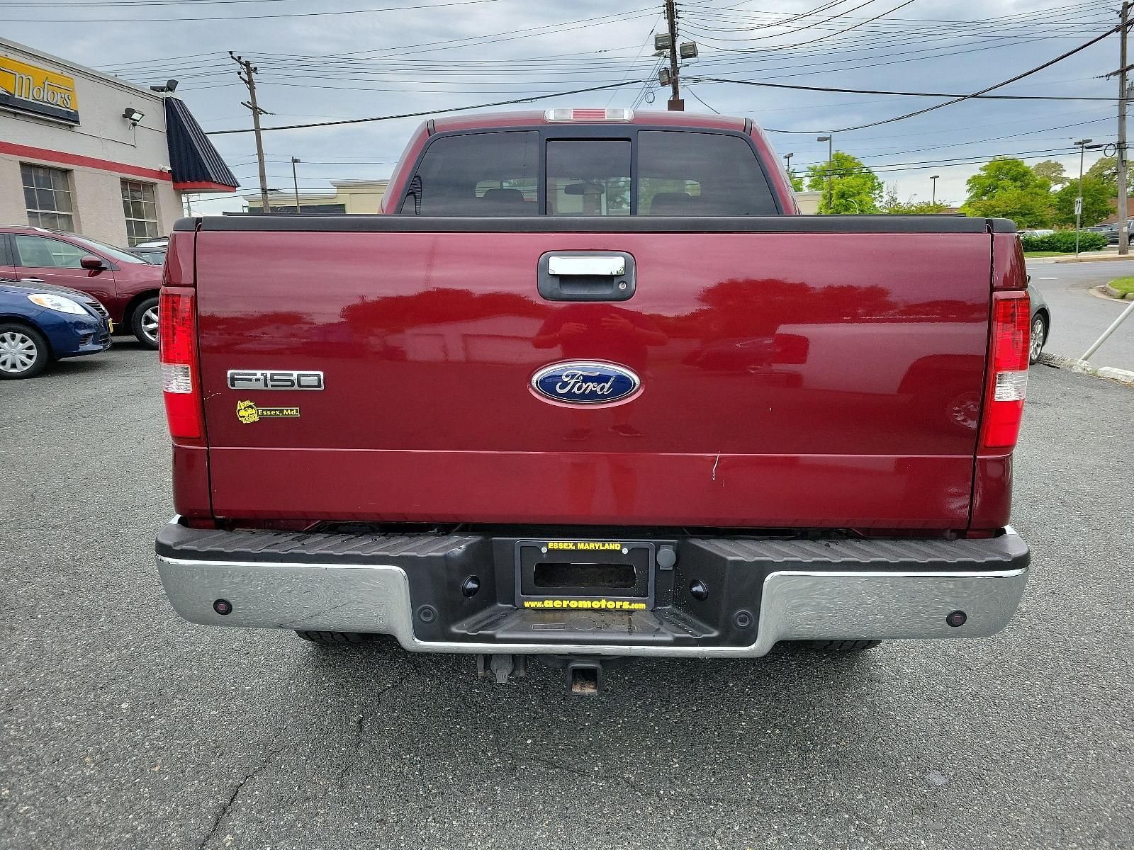 2006 Dark Toreador Red Metallic - JL /Flint - E Ford F-150 XLT (1FTPW14556F) with an 5.4L 3V EFI V8 ENGINE engine, located at 50 Eastern Blvd., Essex, MD, 21221, (410) 686-3444, 39.304367, -76.484947 - <p>This 2006 Ford F-150 XLT 4X4 SuperCrew is a thoroughly modern truck in Dark Toreador Metallic! Powered by a 5.4 Liter V8 generating 300hp while connected to the durable 4 Speed Automatic transmission with Overdrive to make the most of every drive. This Four Wheel Drive F-150 will take on your tou - Photo #4