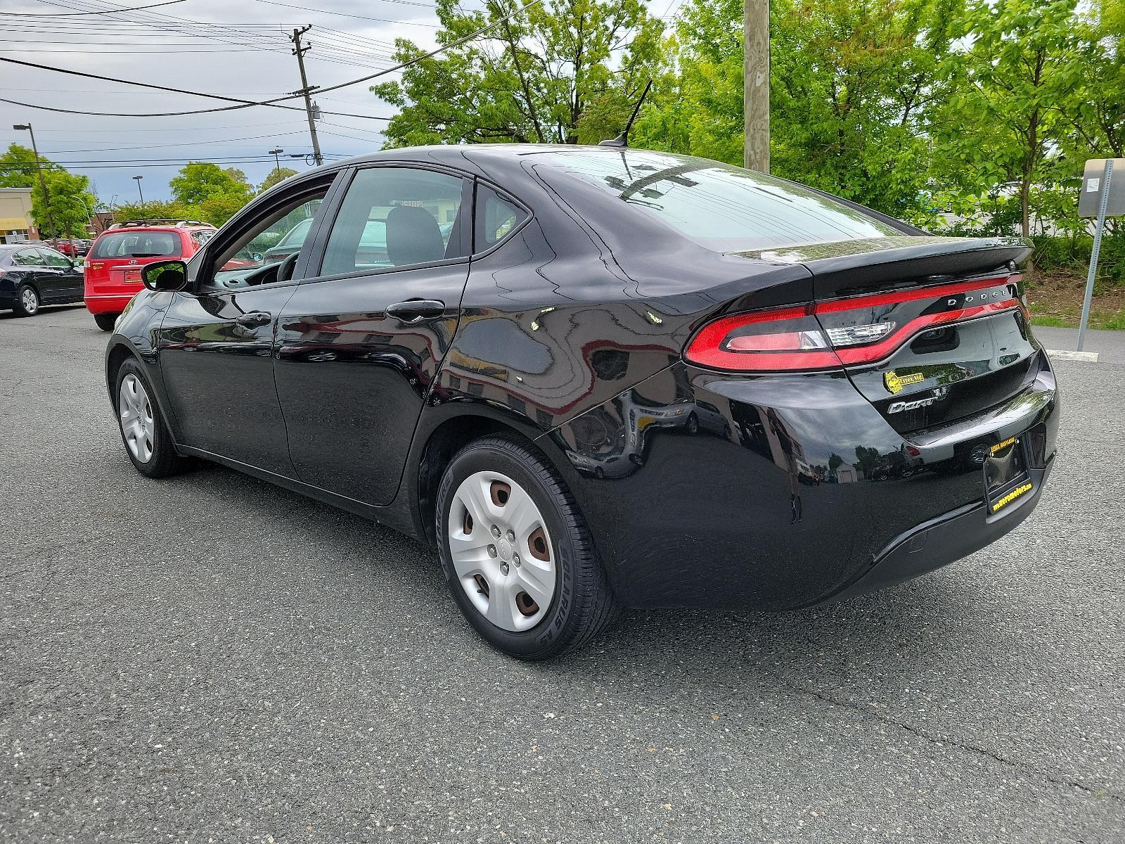 2015 Pitch Black Clearcoat - PX8 /Black - D7X9 Dodge Dart SE (1C3CDFAA6FD) with an ENGINE: 2.0L I4 DOHC engine, located at 50 Eastern Blvd., Essex, MD, 21221, (410) 686-3444, 39.304367, -76.484947 - <p>Our 2015 Dodge Dart SE Sedan, presented in Pitch Black Clearcoat, is fun to drive, spacious, and stylish. Powered by an impressive 2.0 Liter 4 Cylinder that offers 160hp while connected to an impressive 6 Speed Automatic transmission for easy passing maneuvers. This Front Wheel Drive combination - Photo #4