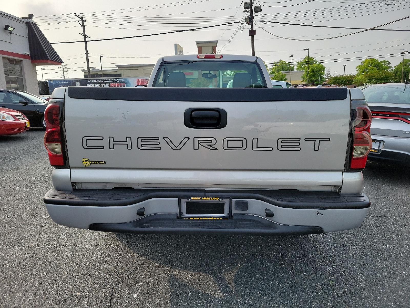 2004 Silver Birch Metallic - 59U /Dark Charcoal - 69 Chevrolet Silverado 1500 Work Truck (1GCEC14X94Z) with an ENGINE, VORTEC 4300 V6 MFI engine, located at 50 Eastern Blvd., Essex, MD, 21221, (410) 686-3444, 39.304367, -76.484947 - <p>Meet our great looking 2004 Chevrolet Silverado 1500 W/T Regular Cab 4X2 presented in Silver Birch Metallic. Powered by a 4.3 Liter V6 delivering 195hp while paired to a durable Automatic transmission for easy towing. This Rear Wheel Drive will meet all your hauling and towing needs and looks goo - Photo #4