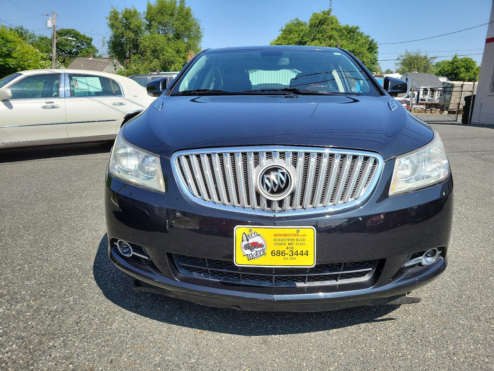 2011 Carbon Black Metallic - GAR /Ebony - AFH Buick LaCrosse CXS (1G4GE5ED8BF) with an ENGINE, 3.6L VARIABLE VALVE TIMING V6 WITH SIDI (SPARK IGNITION DIRECT INJECTION), DOHC engine, located at 50 Eastern Blvd., Essex, MD, 21221, (410) 686-3444, 39.304367, -76.484947 - <p>Introduce yourself to our stunning 2011 Buick LaCrosse CXS Sedan, proudly presented in Carbon Black Metallic. Powered by a 3.6 Liter V6 that boasts 280hp connected to a smooth-shifting 6 Speed Automatic transmission. This Front Wheel Drive LaCrosse has a flowing aerodynamic design, tight suspensi - Photo #1