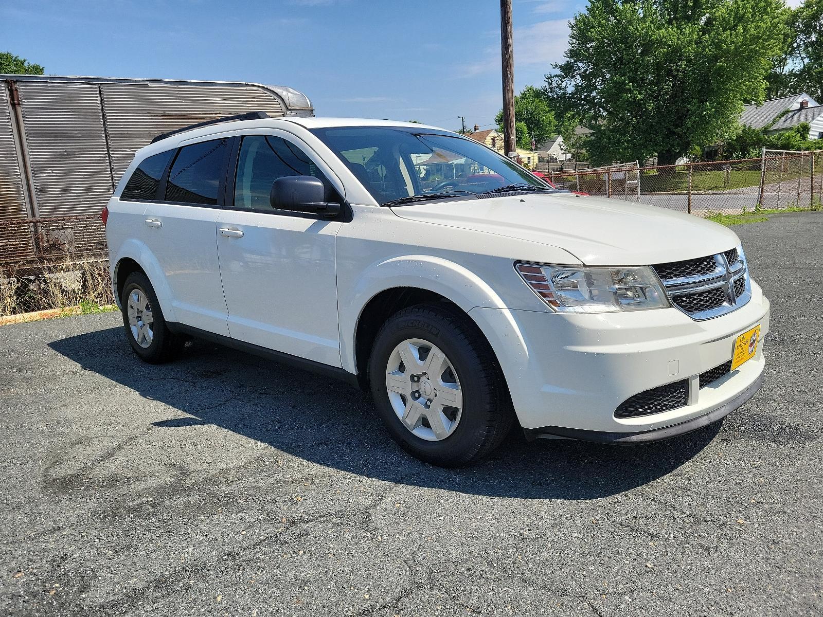 2011 White - PW3 /Black Interior - E5X9 Dodge Journey Express (3D4PG4FB3BT) with an 2.4L DOHC DUAL VVT 16-VALVE I4 ENGINE engine, located at 50 Eastern Blvd., Essex, MD, 21221, (410) 686-3444, 39.304367, -76.484947 - <p>Our attractive 2011 Dodge Journey Express Crossover is shown in White. Motived by our 2.4 Liter 4 Cylinder that offers 173hp connected to a 4 Speed AutoStick transmission for the ability to put it in Drive and forget or run through the gears with the flip of your wrist for that sports car feel. T - Photo #2