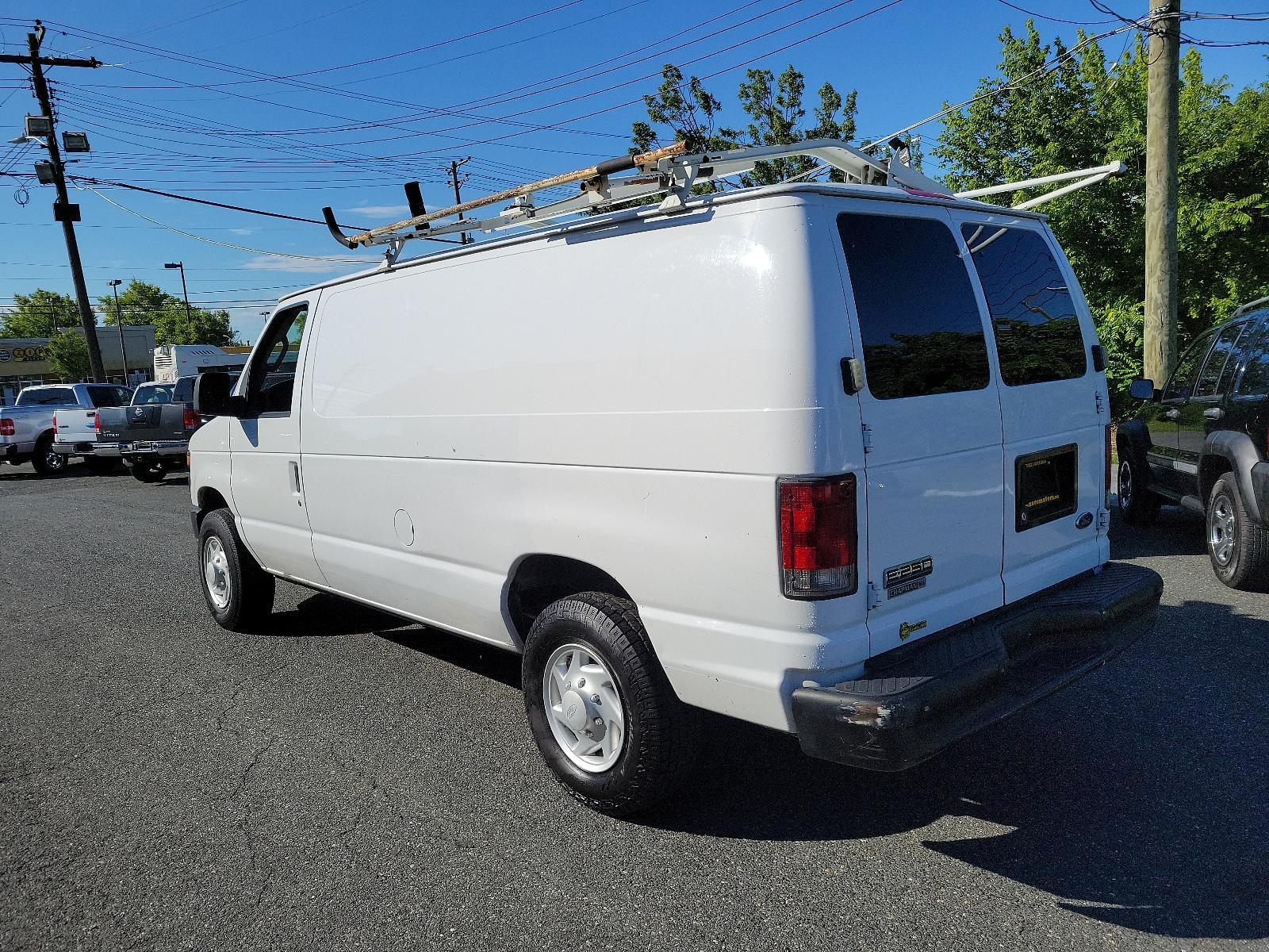 2008 Oxford White - YZ /Medium flint - AE Ford Econoline Cargo Van Commercial (1FTNE24L98D) with an 5.4L SOHC EFI V8 "TRITON" ENGINE engine, located at 50 Eastern Blvd., Essex, MD, 21221, (410) 686-3444, 39.304367, -76.484947 - <p>This extremely versatile 2008 Ford E-150 Econoline E-250 Commercial Cargo Van in Summit White will prove a worthy work companion from the first drive! Powered by a 5.4 Liter Triton V8 generating 225hp connected to a 4 Speed Automatic transmission. Confident and nimble, this Rear Wheel Drive Van e - Photo #5