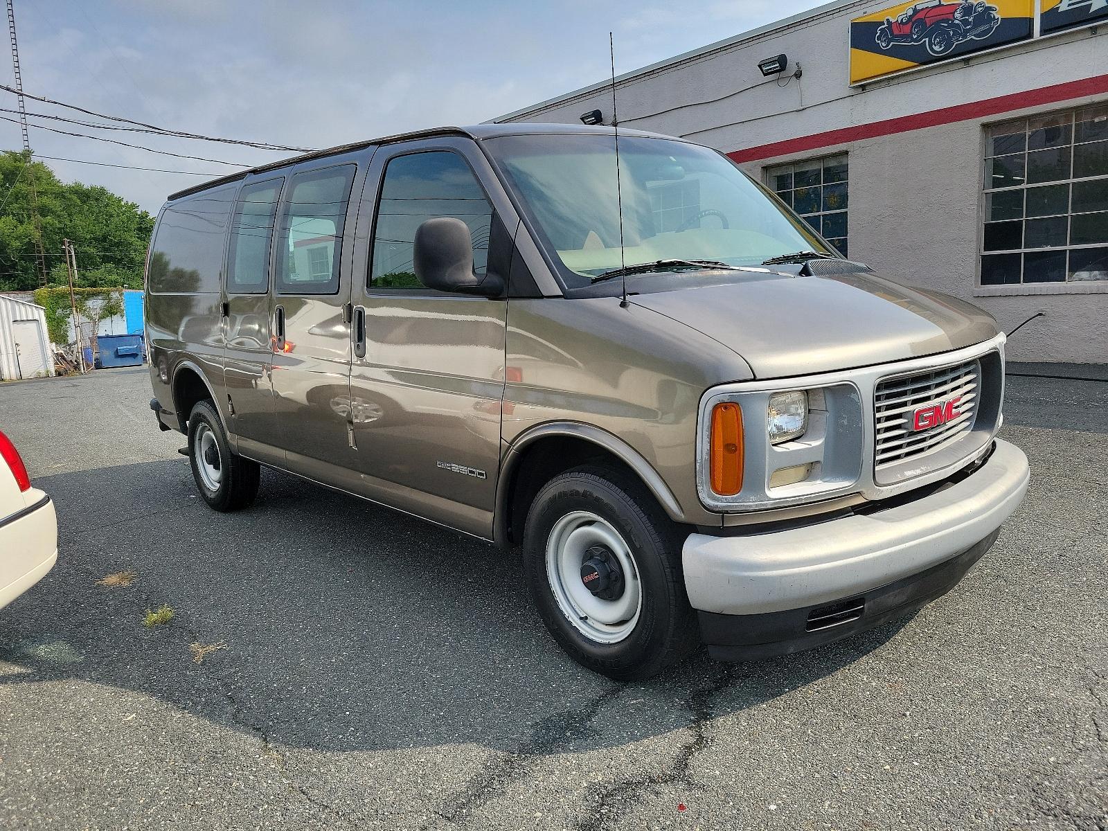 2001 Dark Bronzemist Metallic - 76U /Neutral - 52 GMC Savana Cargo Van (1GTFG25R611) with an 5.7L (350) SFI V8 VORTEC 5700 ENGINE engine, located at 50 Eastern Blvd., Essex, MD, 21221, (410) 686-3444, 39.304367, -76.484947 - <p>Look closely at our 2001 GMC Savana Cargo Van in Dark Bronze Mist Metallic and imagine the possibilities! Powered by a TurboCharged 5.7 Liter V8 that offers 255hp connected to a 4 Speed Automatic transmission. Driving our Rear Wheel Drive van proves to be a workhorse as it returns up to 18mpg on - Photo #2