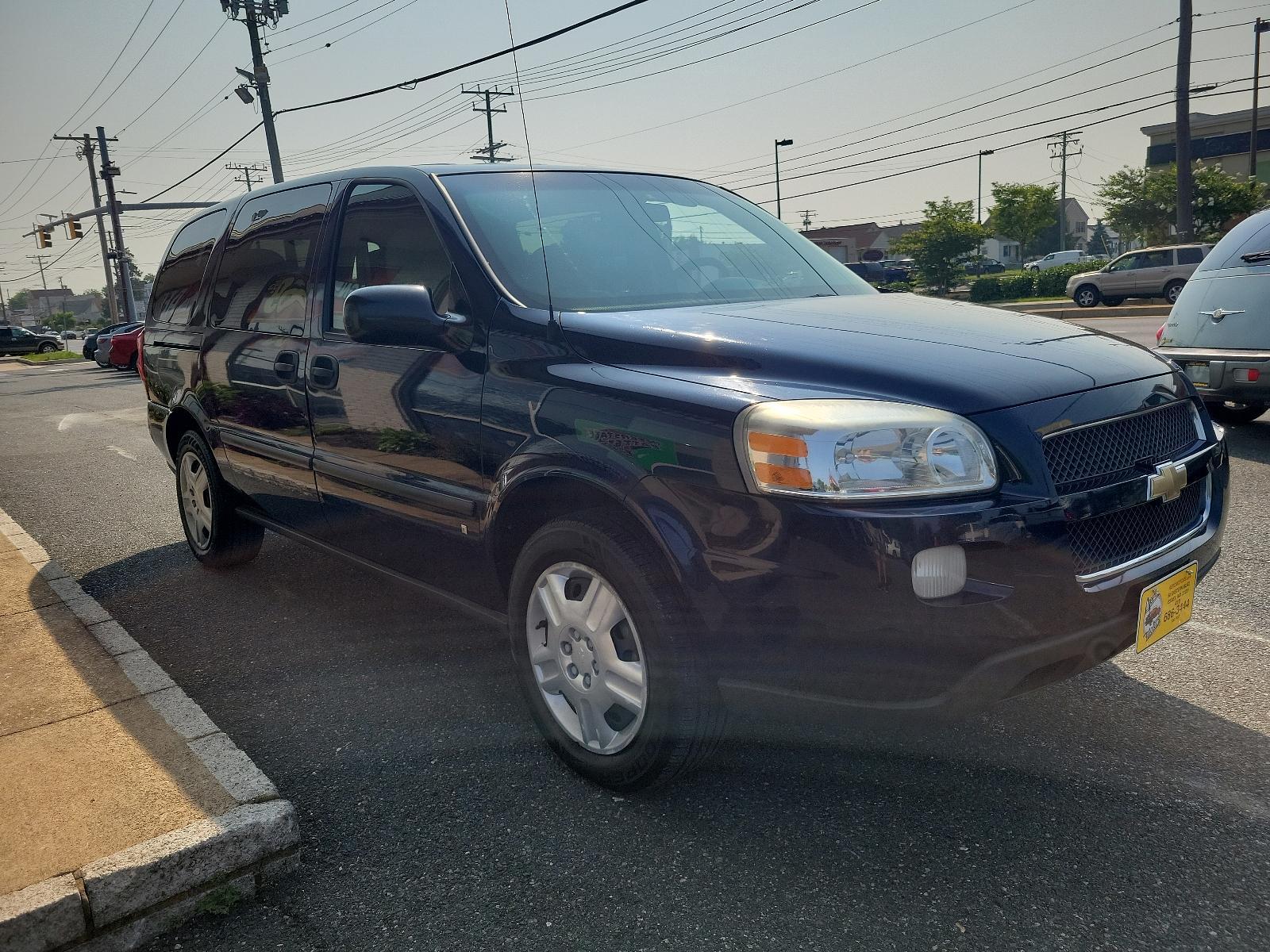 2007 Dark Blue Metallic - 25U /Cashmere - 34 Chevrolet Uplander LS Fleet (1GNDV23W77D) with an ENGINE, 3.9L V6 SFI FLEXFUEL engine, located at 50 Eastern Blvd., Essex, MD, 21221, (410) 686-3444, 39.304367, -76.484947 - <p>Meet our great looking 2007 Chevrolet Uplander LS presented in Dark Blue Metallic. Powered by a 3.9 Liter V6 offering 240hp paired with a 4 Speed Automatic transmission for easy passing. Our Front Wheel Drive SUV secures up to 25mpg on the highway, and looks good at the same time! Tinted windows, - Photo #2