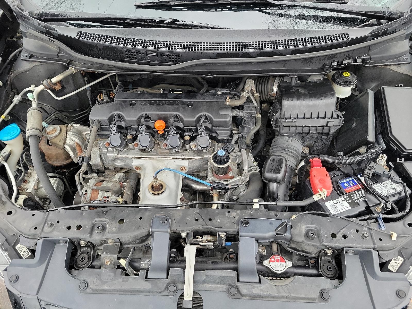 2013 Crystal Black Pearl - BK /Gray - GR Honda Civic Cpe LX (2HGFG3B59DH) with an 1.8L SOHC MPFI 16-valve i-VTEC I4 engine engine, located at 50 Eastern Blvd., Essex, MD, 21221, (410) 686-3444, 39.304367, -76.484947 - Photo #25