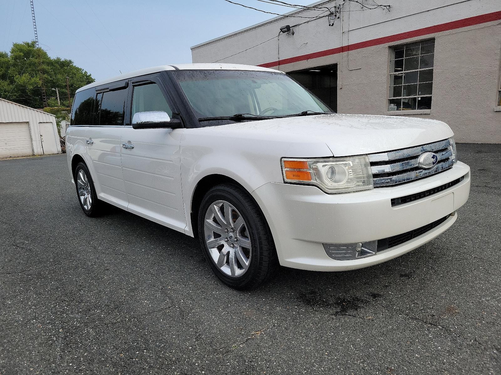 2012 White Platinum Metallic Tri-Coat - UG /Medium Light Stone - PS Ford Flex Limited (2FMGK5DC7CB) with an 3.5L V6 DURATEC ENGINE engine, located at 50 Eastern Blvd., Essex, MD, 21221, (410) 686-3444, 39.304367, -76.484947 - <p>Our versatile 2012 Ford Flex Limited looks sharp in White Platinum Tri-coat. Powered by a 3.5 Liter Duratec V6 offering 285hp paired with a 6 Speed Selectshift Automatic transmission. This Front Wheel Drive SUV offers near 25mpg on the highway while the independent suspension offers a smooth ride - Photo #2