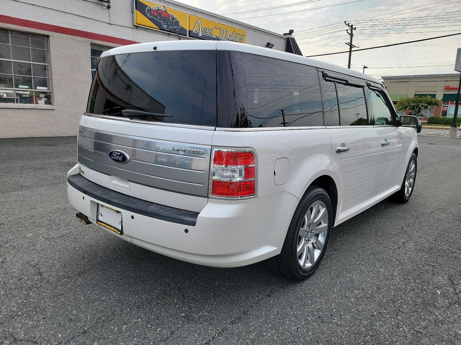 2012 White Platinum Metallic Tri-Coat - UG /Medium Light Stone - PS Ford Flex Limited (2FMGK5DC7CB) with an 3.5L V6 DURATEC ENGINE engine, located at 50 Eastern Blvd., Essex, MD, 21221, (410) 686-3444, 39.304367, -76.484947 - <p>Our versatile 2012 Ford Flex Limited looks sharp in White Platinum Tri-coat. Powered by a 3.5 Liter Duratec V6 offering 285hp paired with a 6 Speed Selectshift Automatic transmission. This Front Wheel Drive SUV offers near 25mpg on the highway while the independent suspension offers a smooth ride - Photo #3