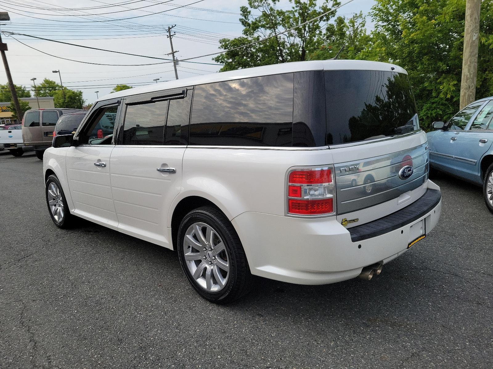 2012 White Platinum Metallic Tri-Coat - UG /Medium Light Stone - PS Ford Flex Limited (2FMGK5DC7CB) with an 3.5L V6 DURATEC ENGINE engine, located at 50 Eastern Blvd., Essex, MD, 21221, (410) 686-3444, 39.304367, -76.484947 - <p>Our versatile 2012 Ford Flex Limited looks sharp in White Platinum Tri-coat. Powered by a 3.5 Liter Duratec V6 offering 285hp paired with a 6 Speed Selectshift Automatic transmission. This Front Wheel Drive SUV offers near 25mpg on the highway while the independent suspension offers a smooth ride - Photo #5