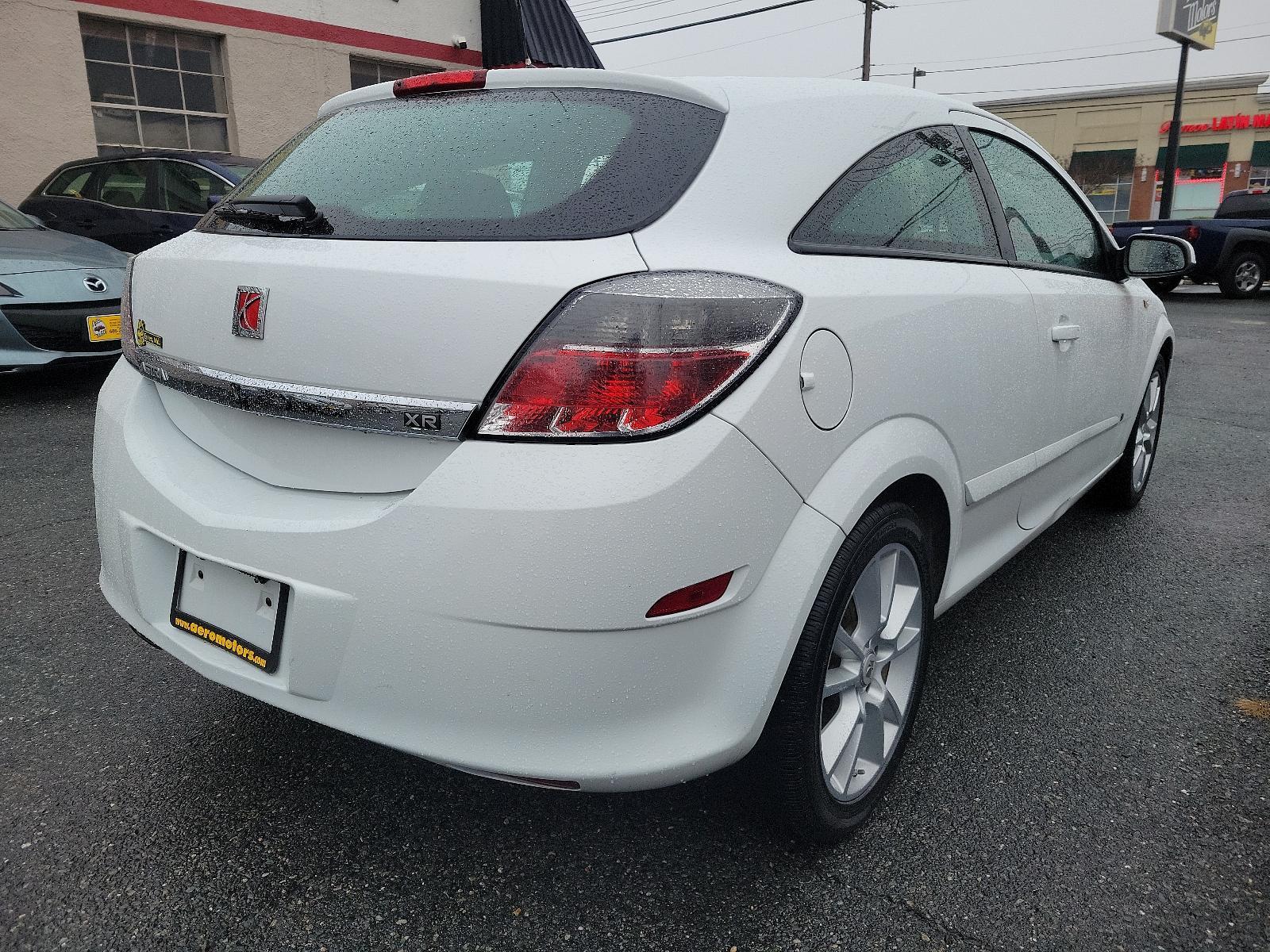 2008 Arctic White - 10U /Charcoal - 80X Saturn Astra XR (W08AT271X85) with an ENGINE, 1.8L VARIABLE VALVE TIMING DOHC 4-CYLINDER engine, located at 50 Eastern Blvd., Essex, MD, 21221, (410) 686-3444, 39.304367, -76.484947 - Immerse yourself in the driving delight and comfort with our 2008 Saturn Astra XR 3dr HB XR. Clad in a majestic Arctic White - 10U exterior coupled with a sophisticated Charcoal - 80X interior, this model exudes elegance and refinement. Under the hood lies a potent 1.8L Variable Valve Timing DOHC 4- - Photo #3