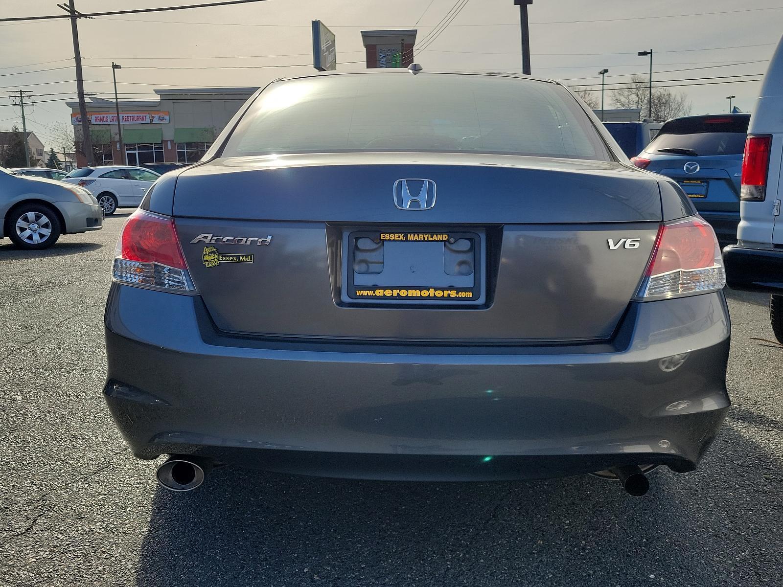 2008 Polished Metal Metallic - GR /Black - BK Honda Accord Sdn EX-L (1HGCP36898A) with an 3.5L SOHC MPFI 24-valve i-VTEC V6 engine engine, located at 50 Eastern Blvd., Essex, MD, 21221, (410) 686-3444, 39.304367, -76.484947 - Presenting the robust and dependable 2008 Honda Accord Sdn EX-L 4dr V6, presented in a timeless gray exterior. This fantastic sedan breathes power with its 3.5l SOHC MPFI 24-valve i-VTEC V6 engine, combining both performance and efficiency seamlessly. The EX-L trim adds a touch of luxury with cozy l - Photo #4