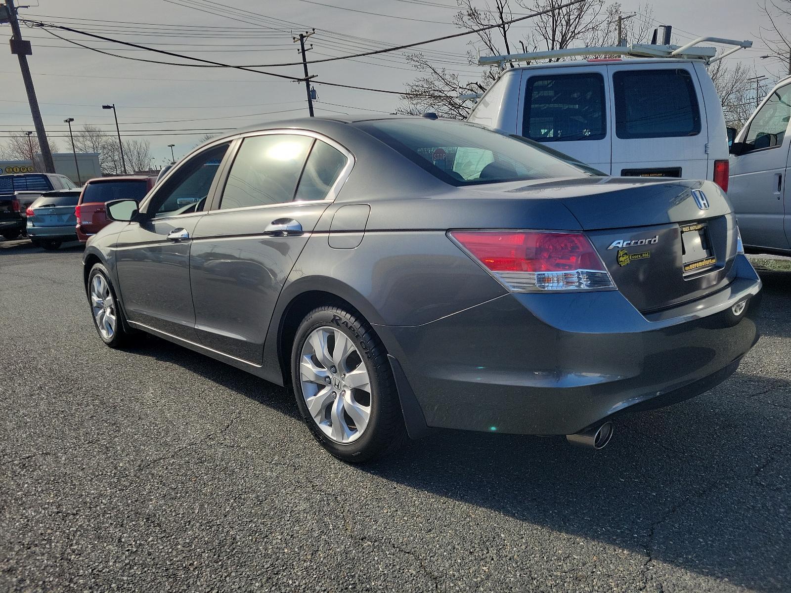 2008 Polished Metal Metallic - GR /Black - BK Honda Accord Sdn EX-L (1HGCP36898A) with an 3.5L SOHC MPFI 24-valve i-VTEC V6 engine engine, located at 50 Eastern Blvd., Essex, MD, 21221, (410) 686-3444, 39.304367, -76.484947 - Presenting the robust and dependable 2008 Honda Accord Sdn EX-L 4dr V6, presented in a timeless gray exterior. This fantastic sedan breathes power with its 3.5l SOHC MPFI 24-valve i-VTEC V6 engine, combining both performance and efficiency seamlessly. The EX-L trim adds a touch of luxury with cozy l - Photo #5