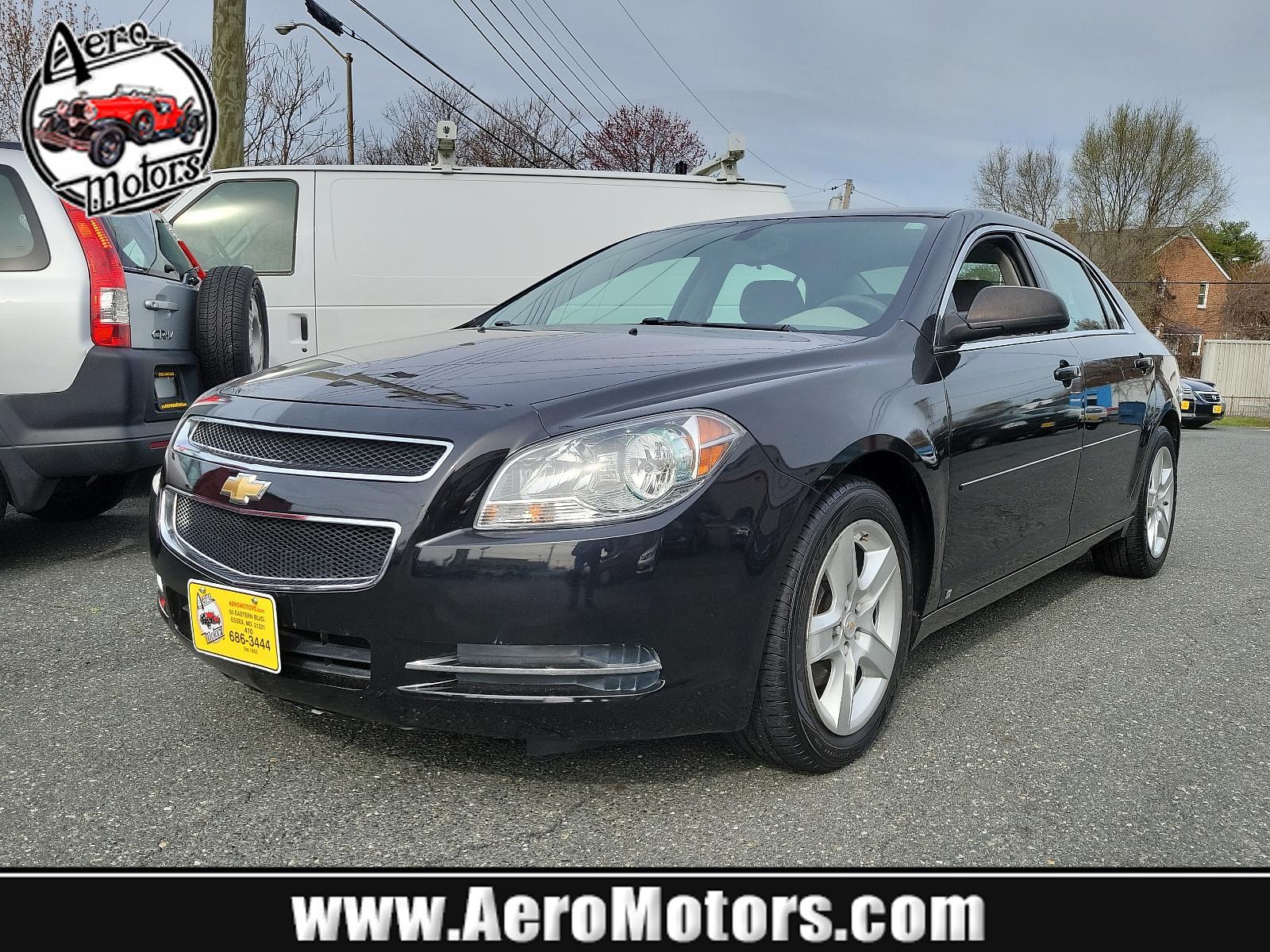 2009 Black Granite Metallic - 58U /Titanium - 83B Chevrolet Malibu LS w/1LS (1G1ZG57BX94) with an ENGINE, ECOTEC 2.4L DOHC, 16-VALVE, 4-CYLINDER VARIABLE VALVE TIMING MFI engine, located at 50 Eastern Blvd., Essex, MD, 21221, (410) 686-3444, 39.304367, -76.484947 - Experience the prowess of expert engineering with the 2009 Chevrolet Malibu LS w/1LS 4dr sdn ls w/1ls. It's not just a car but a statement on wheels. Coated in glossy black granite metallic - 58U exterior complemented by a classy titanium - 83B interior, this car embodies sophistication. The aesthet - Photo #0