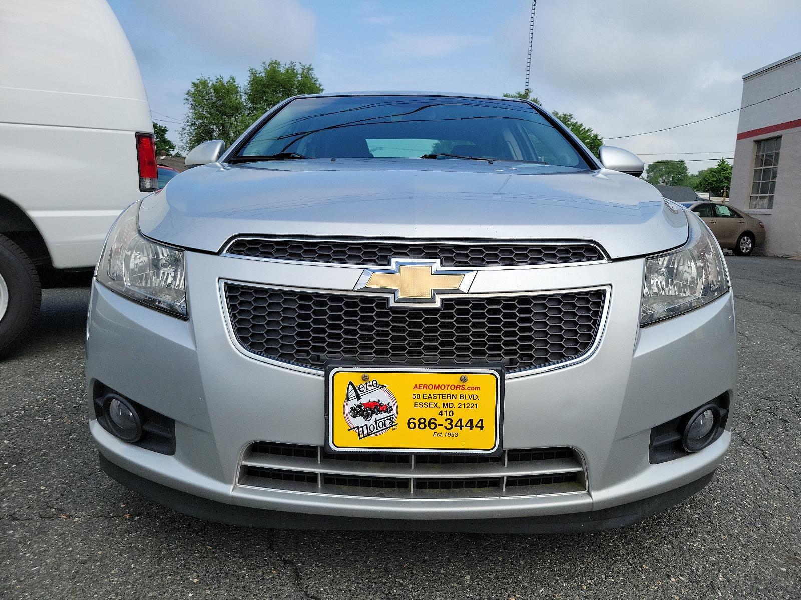 2014 Silver Ice Metallic - GAN /Jet Black - AFF Chevrolet Cruze ECO (1G1PH5SB6E7) with an ENGINE, ECOTEC TURBO 1.4L VARIABLE VALVE TIMING DOHC 4-CYLINDER SEQUENTIAL MFI engine, located at 50 Eastern Blvd., Essex, MD, 21221, (410) 686-3444, 39.304367, -76.484947 - Revel in the superior blend of performance and efficiency with this 2014 Chevrolet Cruze ECO 4dr Sedan. Cloaked in a captivating Silver Ice Metallic exterior, this elegant design is paired flawlessly with an immaculate Jet Black interior. Powered by a dynamic ECOTEC Turbo 1.4L Variable Valve Timing - Photo #1