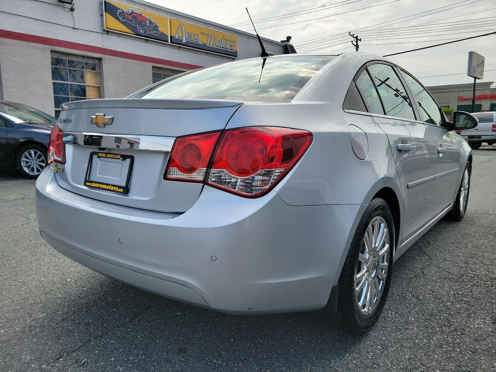 2014 Silver Ice Metallic - GAN /Jet Black - AFF Chevrolet Cruze ECO (1G1PH5SB6E7) with an ENGINE, ECOTEC TURBO 1.4L VARIABLE VALVE TIMING DOHC 4-CYLINDER SEQUENTIAL MFI engine, located at 50 Eastern Blvd., Essex, MD, 21221, (410) 686-3444, 39.304367, -76.484947 - Revel in the superior blend of performance and efficiency with this 2014 Chevrolet Cruze ECO 4dr Sedan. Cloaked in a captivating Silver Ice Metallic exterior, this elegant design is paired flawlessly with an immaculate Jet Black interior. Powered by a dynamic ECOTEC Turbo 1.4L Variable Valve Timing - Photo #3