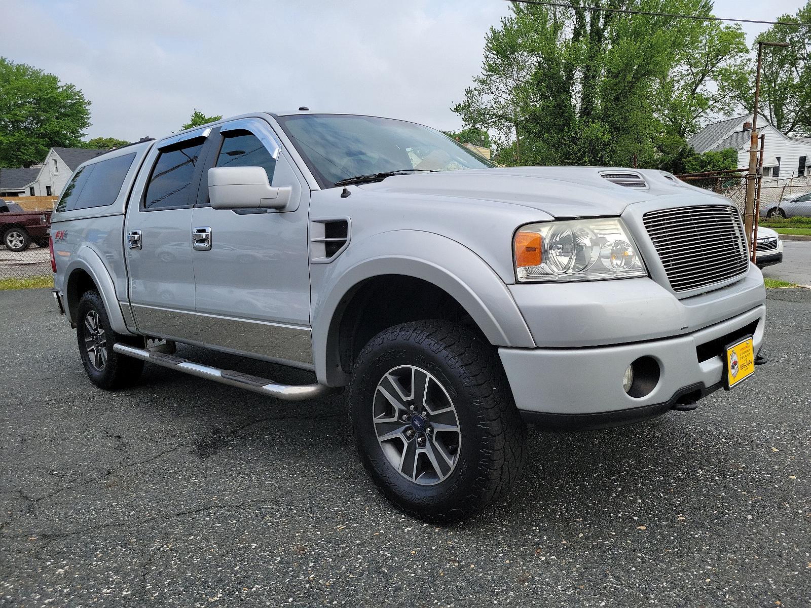 2007 Silver Metallic - YN /Black - B Ford F-150 FX4 (1FTPW14557F) with an 5.4L 24-VALVE EFI V8 ENGINE engine, located at 50 Eastern Blvd., Essex, MD, 21221, (410) 686-3444, 39.304367, -76.484947 - Experience the power and versatility of a 2007 Ford F-150 FX4. Equipped with a robust 5.4L 24-valve EFI V8 engine, this 4WD Supercrew 139" FX4 model perfectly pairs formidable performance with durability. The exterior in Silver Metallic - YN exudes sophistication, while the interior in Black - B cre - Photo #2
