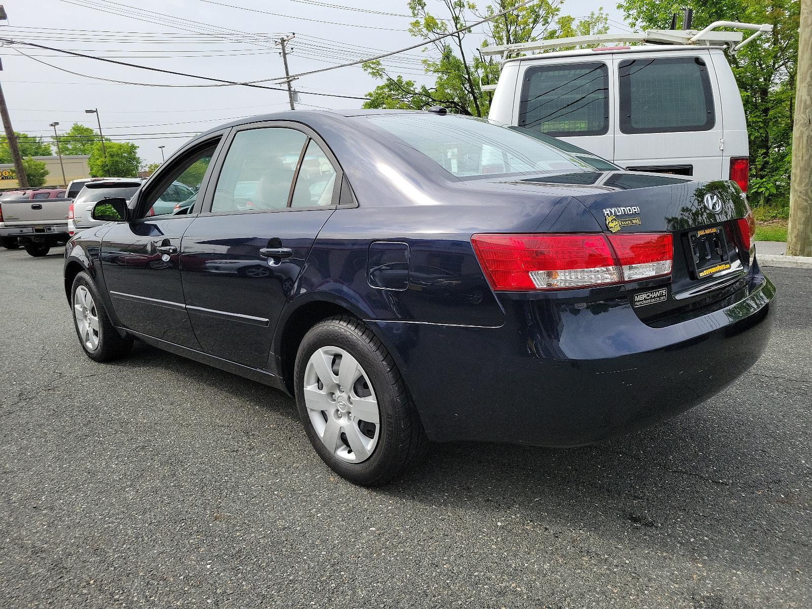 2008 Deepwater Blue - P1 /Gray - FZ Hyundai Sonata GLS (5NPET46C08H) with an 2.4L DOHC CVVT 16-valve I4 engine engine, located at 50 Eastern Blvd., Essex, MD, 21221, (410) 686-3444, 39.304367, -76.484947 - Presenting our stunning 2008 Hyundai Sonata GLS, a perfect blend of impressive style and outstanding performance. Nestled in its hood is a robust 2.4L DOHC CVVT 16-valve i4 engine, ensuring a smooth and powerful driving experience. This sedan's exterior is a striking deepwater blue, radiating a stat - Photo #5