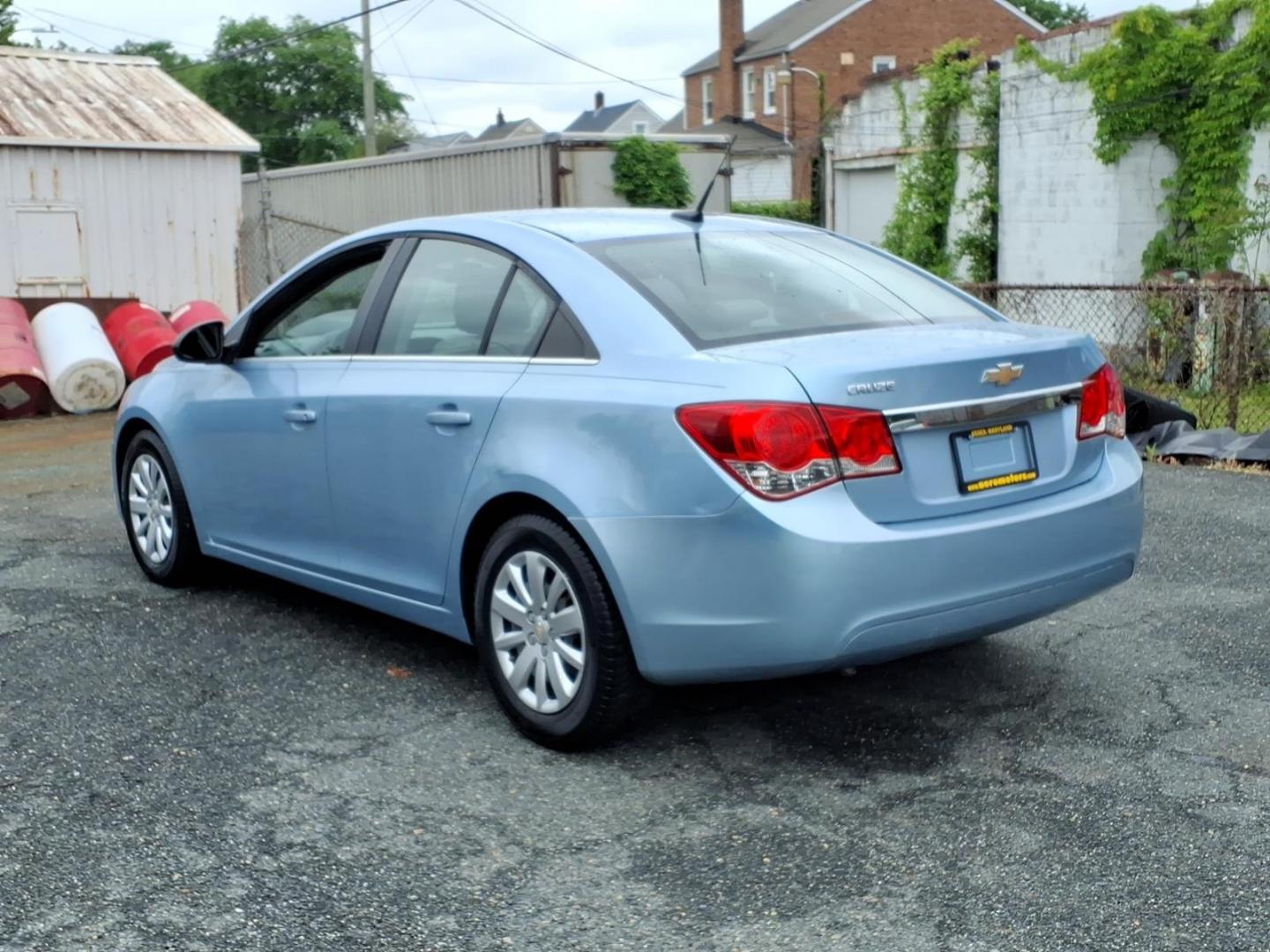2011 Ice Blue Metallic Chevrolet Cruze LS (1G1PC5SH7B7) with an 1.8L 4 Cylinder Sequential-Port F.I. engine, Automatic transmission, located at 50 Eastern Blvd., Essex, MD, 21221, (410) 686-3444, 39.304367, -76.484947 - Photo#2