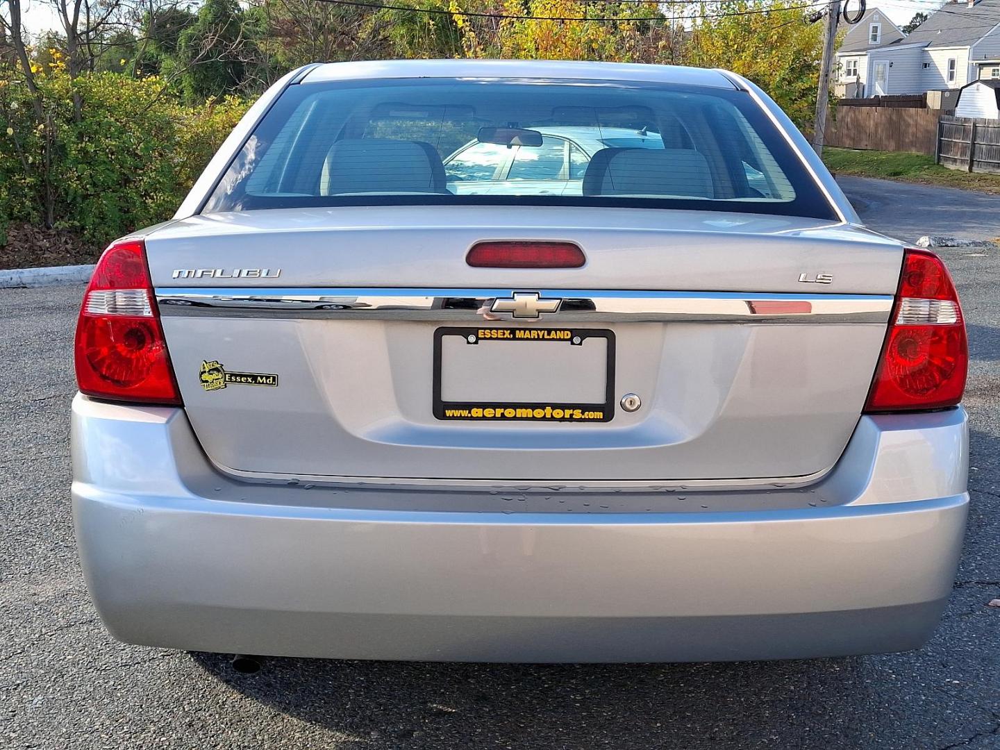 2006 Silver Chevrolet Malibu LS (1G1ZS51F36F) with an 2.2L 4 Cylinder Fuel Injected engine, Automatic transmission, located at 50 Eastern Blvd., Essex, MD, 21221, (410) 686-3444, 39.304367, -76.484947 - Photo#25