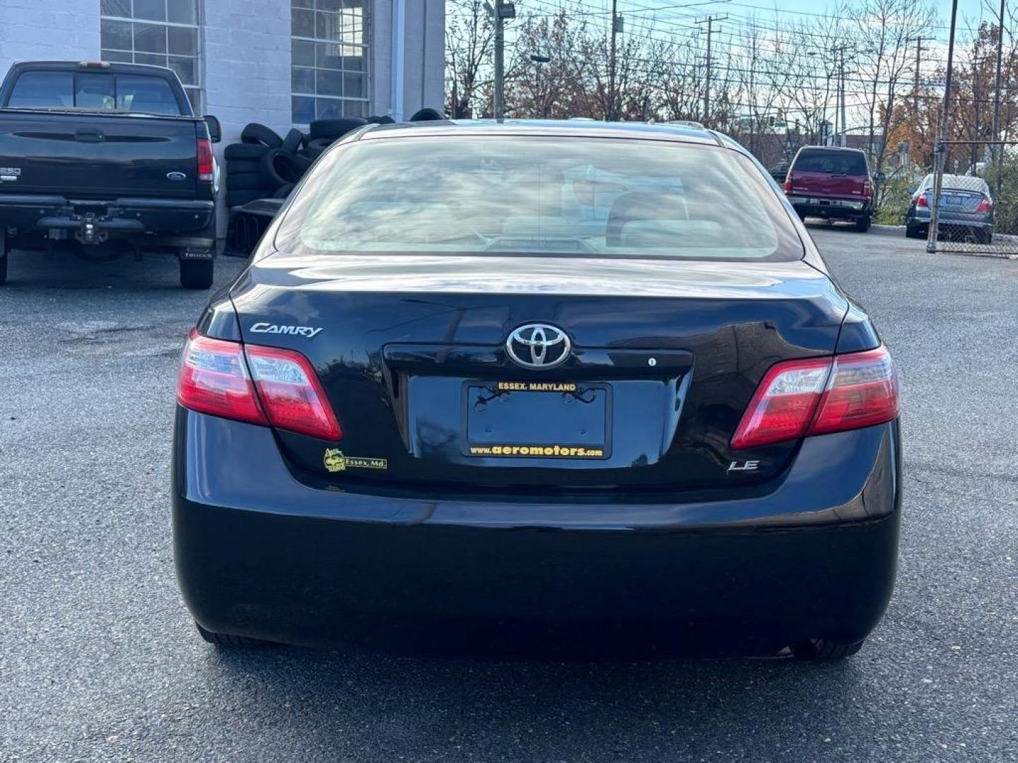 2008 Black Toyota Camry LE (4T1BE46K18U) with an 2.4L 2.4L I4 158hp 161ft. lbs. Fuel Injected engine, 5-Speed Automatic Overdrive w/ECT-i transmission, located at 50 Eastern Blvd., Essex, MD, 21221, (410) 686-3444, 39.304367, -76.484947 - Photo#3
