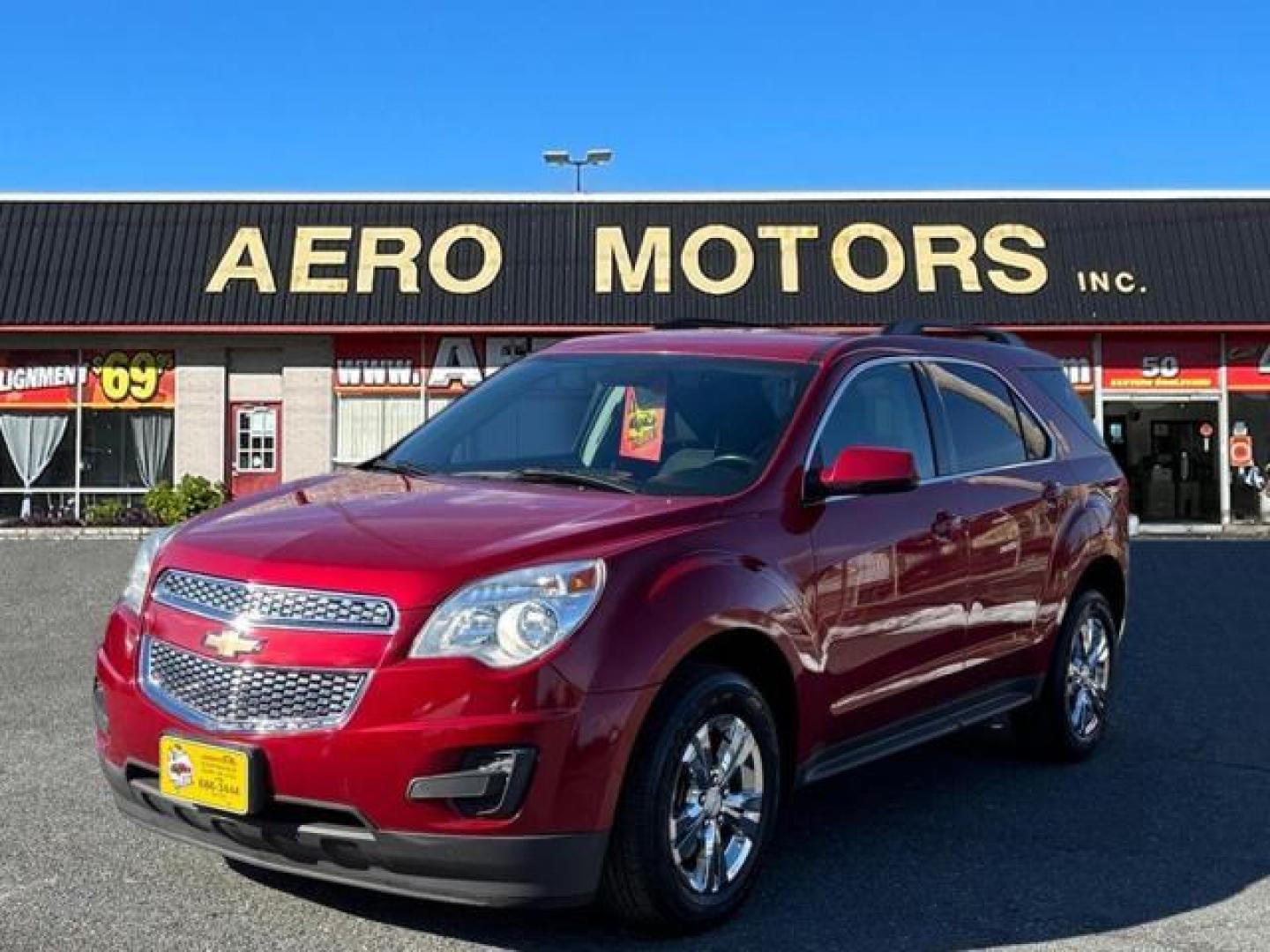 2015 Crystal Red Tintcoat Chevrolet Equinox LT (2GNALBEKXF1) with an 2.4L 4 Cylinder Fuel Injected engine, Automatic transmission, located at 50 Eastern Blvd., Essex, MD, 21221, (410) 686-3444, 39.304367, -76.484947 - Photo#0