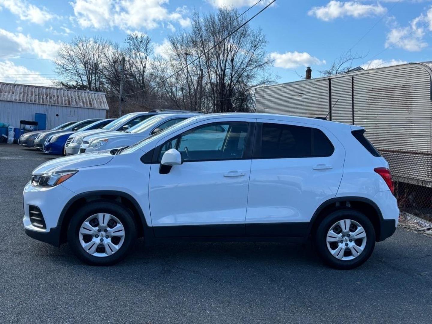 2017 Summit White Chevrolet Trax LS (3GNCJKSB1HL) with an 1.4L 4 Cylinder Sequential-Port F.I. engine, Automatic transmission, located at 50 Eastern Blvd., Essex, MD, 21221, (410) 686-3444, 39.304367, -76.484947 - Photo#1