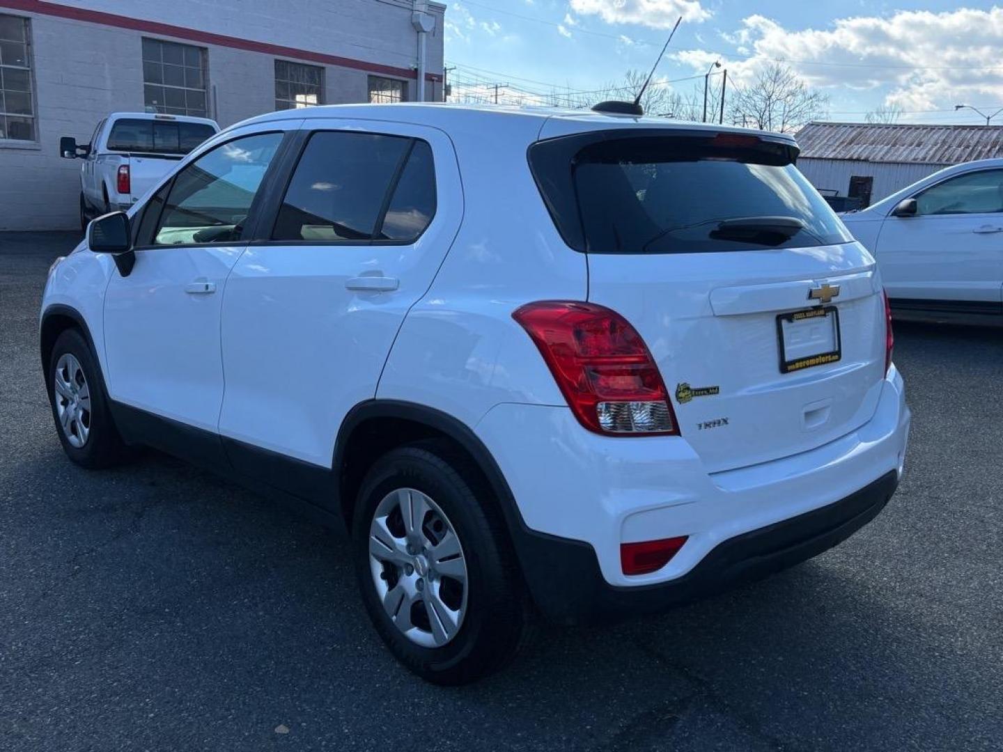 2017 Summit White Chevrolet Trax LS (3GNCJKSB1HL) with an 1.4L 4 Cylinder Sequential-Port F.I. engine, Automatic transmission, located at 50 Eastern Blvd., Essex, MD, 21221, (410) 686-3444, 39.304367, -76.484947 - Photo#2