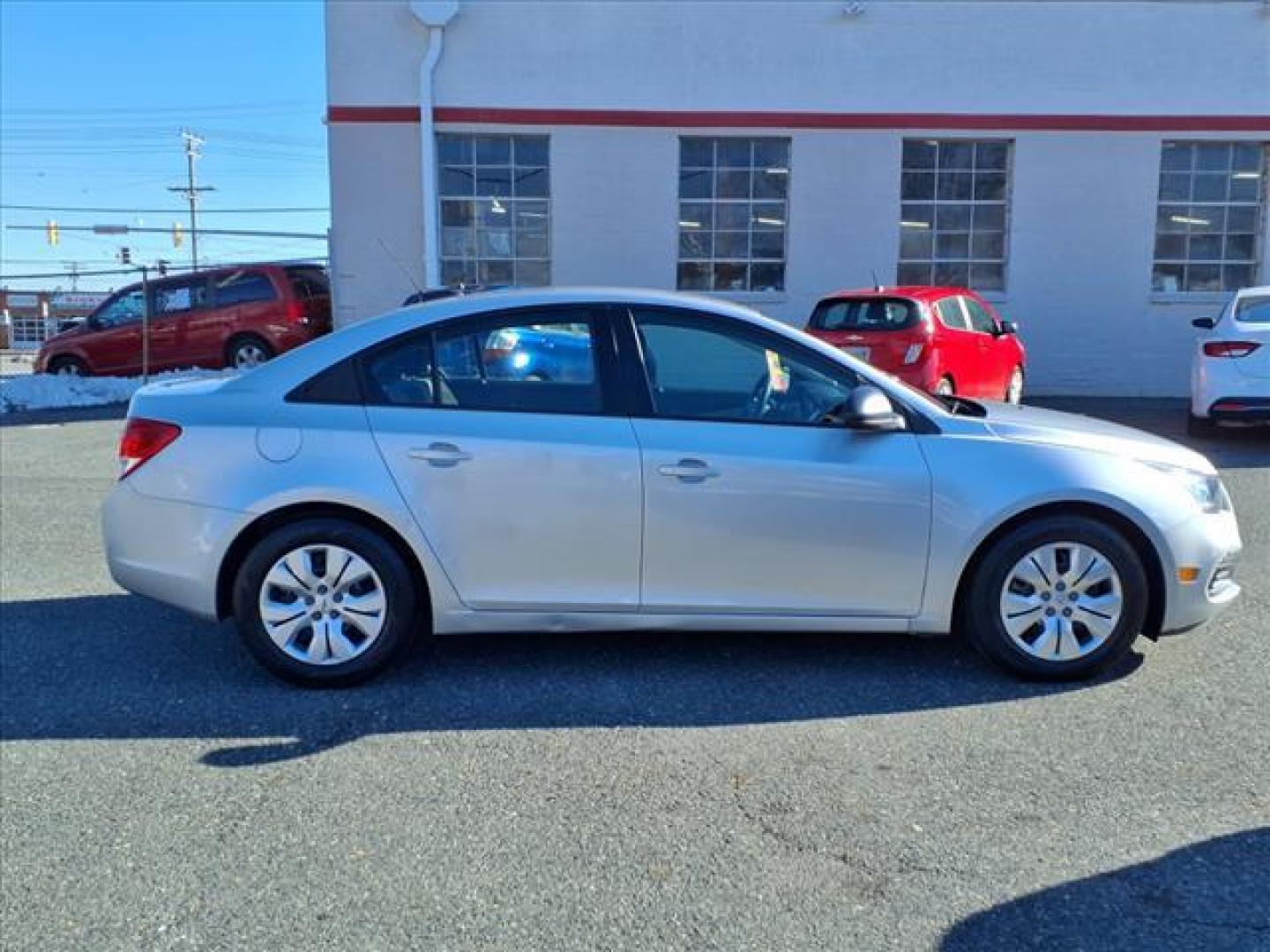 2015 Silver Ice Metallic Chevrolet Cruze LS Auto (1G1PA5SH2F7) with an 1.8L 4 Cylinder Sequential-Port F.I. engine, Automatic transmission, located at 50 Eastern Blvd., Essex, MD, 21221, (410) 686-3444, 39.304367, -76.484947 - Photo#5