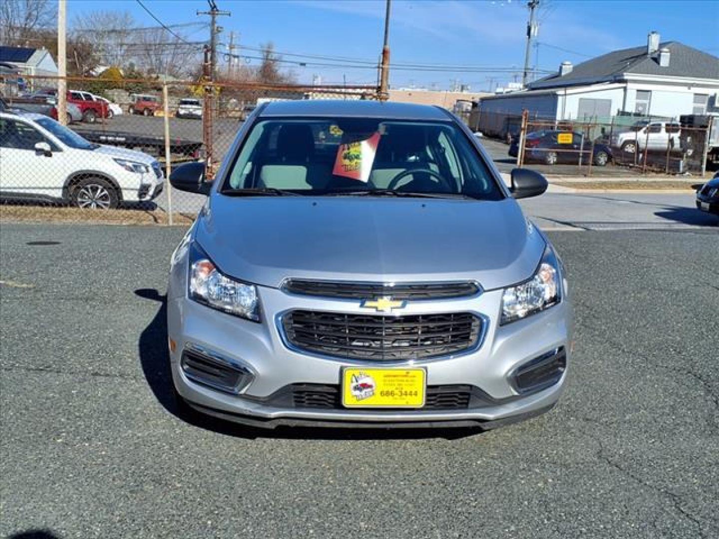 2015 Silver Ice Metallic Chevrolet Cruze LS Auto (1G1PA5SH2F7) with an 1.8L 4 Cylinder Sequential-Port F.I. engine, Automatic transmission, located at 50 Eastern Blvd., Essex, MD, 21221, (410) 686-3444, 39.304367, -76.484947 - Photo#7
