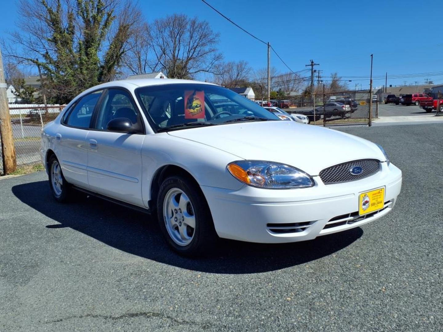 2004 White Ford Taurus SE (1FAFP53234G) with an 3.0L 6 Cylinder Fuel Injected engine, Automatic transmission, located at 50 Eastern Blvd., Essex, MD, 21221, (410) 686-3444, 39.304367, -76.484947 - Photo#6