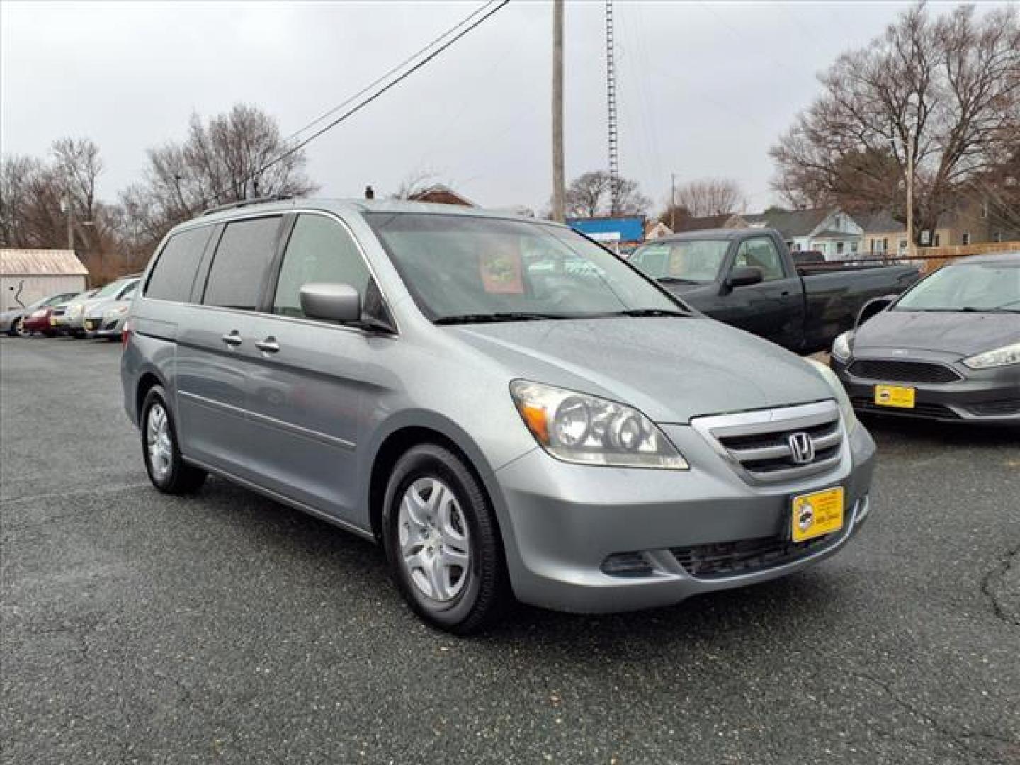 2007 Ocean Mist Metallic Honda Odyssey EX (5FNRL38477B) with an 3.5L 6 Cylinder Sequential-Port F.I. engine, Automatic transmission, located at 50 Eastern Blvd., Essex, MD, 21221, (410) 686-3444, 39.304367, -76.484947 - Photo#7