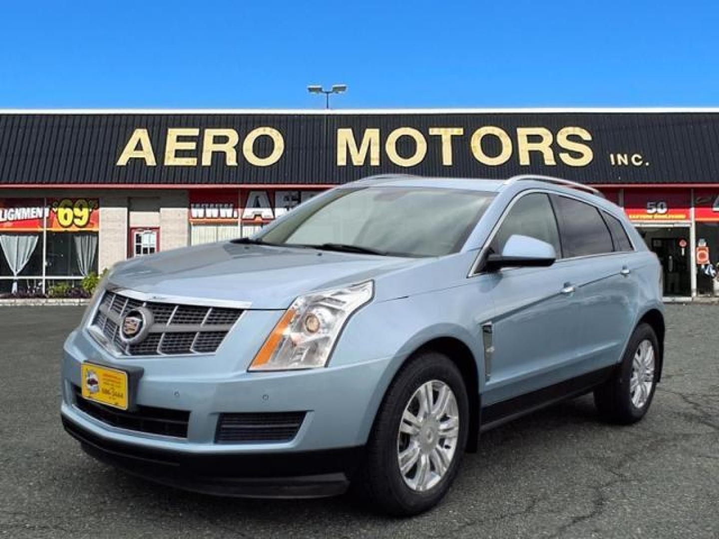 2011 Blue Frost Metallic Cadillac SRX Luxury Collection (3GYFNAEYXBS) with an 3.0L 6 Cylinder Fuel Injected engine, Automatic transmission, located at 50 Eastern Blvd., Essex, MD, 21221, (410) 686-3444, 39.304367, -76.484947 - Photo#0