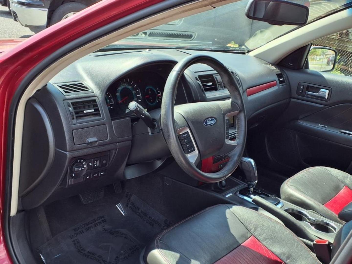2010 Sangria Red Clearcoat Metallic Ford Fusion Sport (3FAHP0KC1AR) with an 3.5L 6 Cylinder Sequential-Port F.I. engine, Automatic transmission, located at 50 Eastern Blvd., Essex, MD, 21221, (410) 686-3444, 39.304367, -76.484947 - Photo#10
