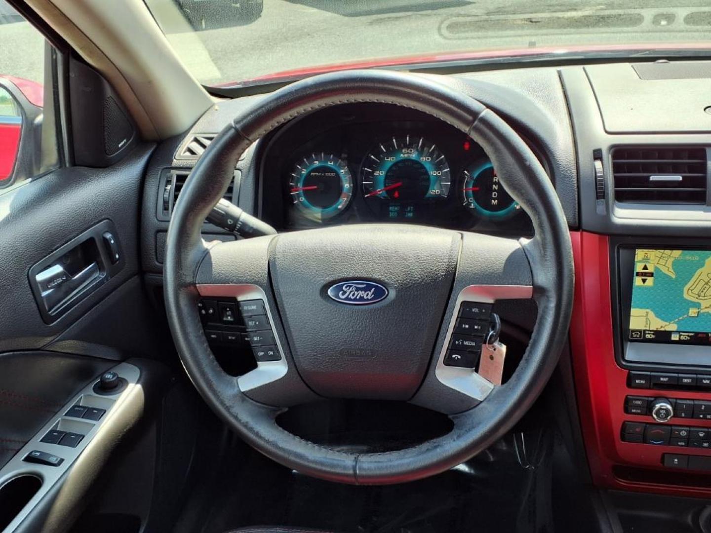 2010 Sangria Red Clearcoat Metallic Ford Fusion Sport (3FAHP0KC1AR) with an 3.5L 6 Cylinder Sequential-Port F.I. engine, Automatic transmission, located at 50 Eastern Blvd., Essex, MD, 21221, (410) 686-3444, 39.304367, -76.484947 - Photo#13