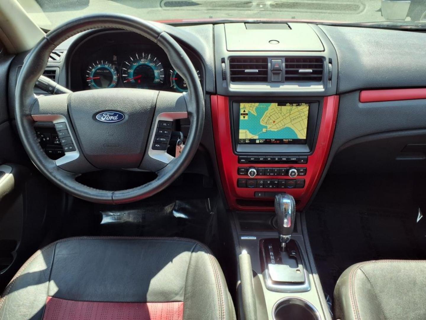 2010 Sangria Red Clearcoat Metallic Ford Fusion Sport (3FAHP0KC1AR) with an 3.5L 6 Cylinder Sequential-Port F.I. engine, Automatic transmission, located at 50 Eastern Blvd., Essex, MD, 21221, (410) 686-3444, 39.304367, -76.484947 - Photo#14