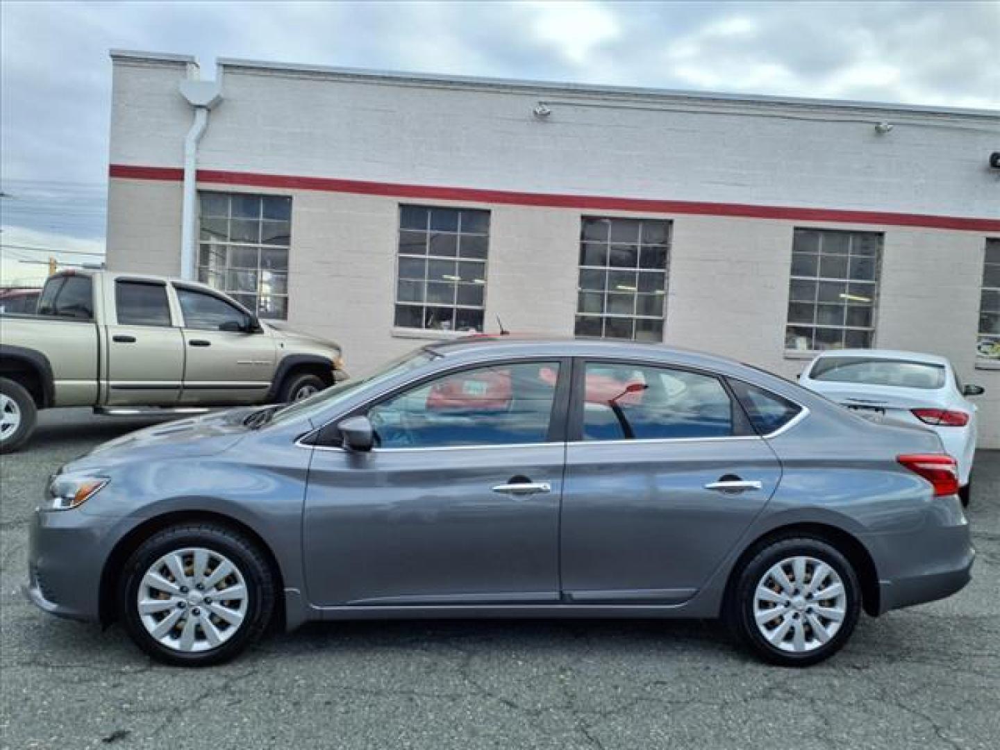 2016 Gun Metallic Nissan Sentra S (3N1AB7AP1GL) with an 1.8L 4 Cylinder Sequential-Port F.I. engine, Automatic transmission, located at 50 Eastern Blvd., Essex, MD, 21221, (410) 686-3444, 39.304367, -76.484947 - Photo#1